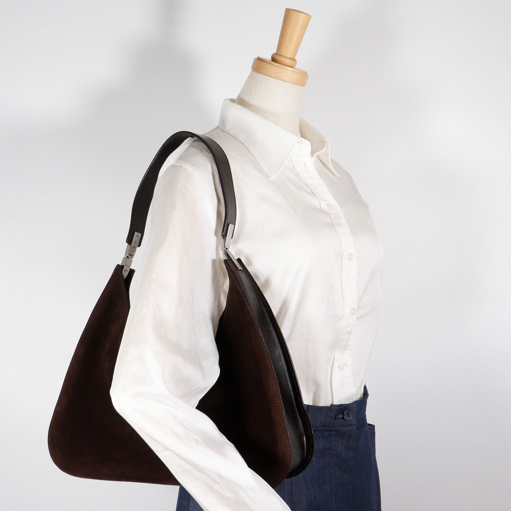 Gucci 001.3767.002058 Suede Shoulder Bag