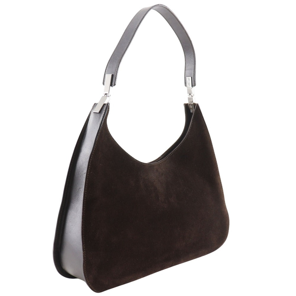 Gucci 001.3767.002058 Suede Shoulder Bag