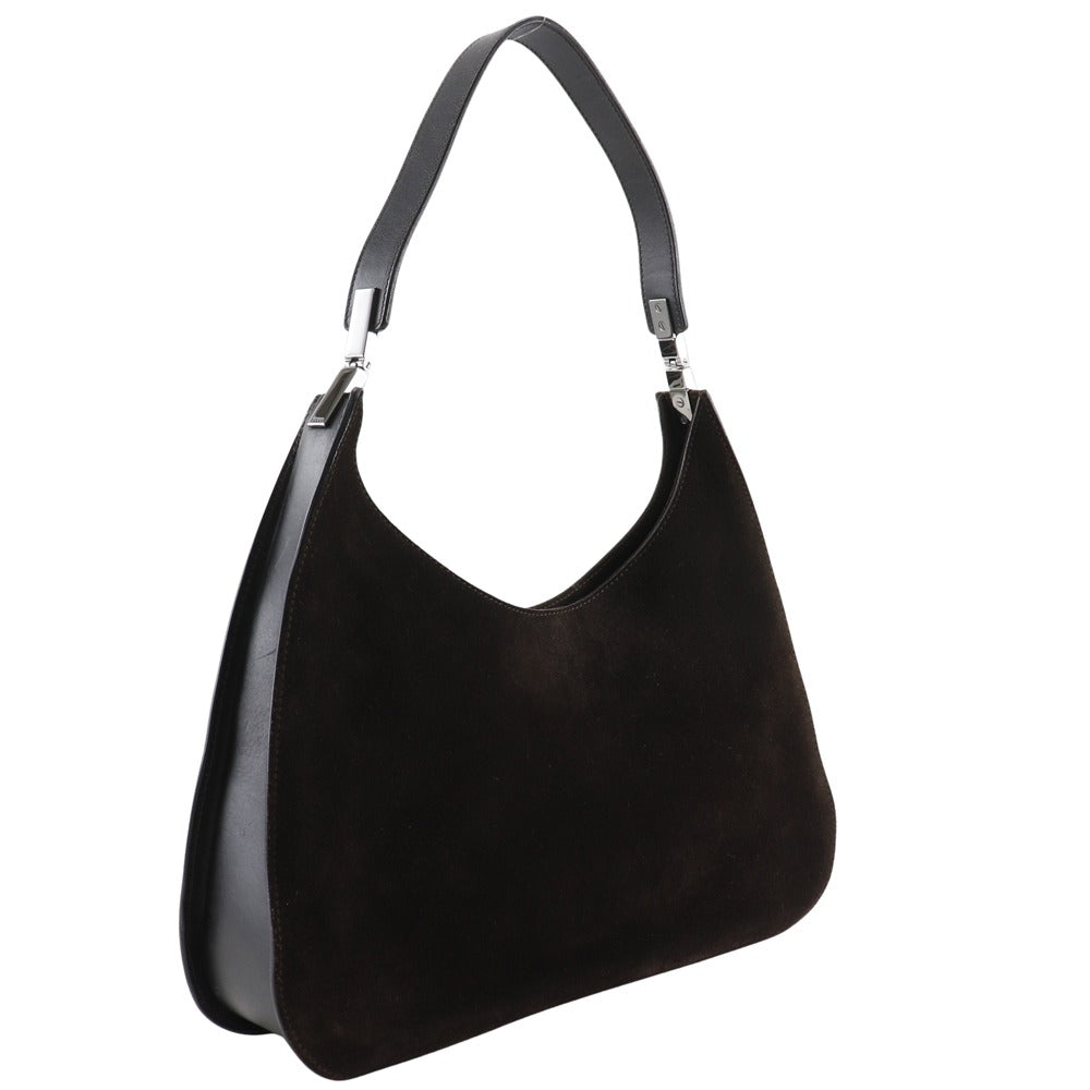 Gucci 001.3767.002058 Suede Shoulder Bag