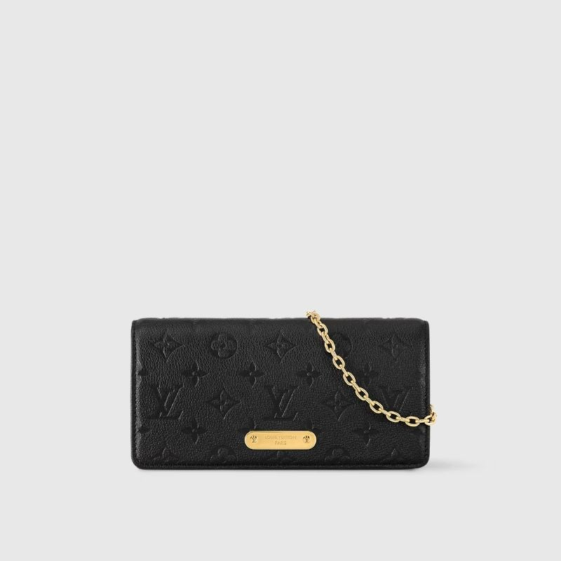 Wallet On Chain Lily Monogram Motif