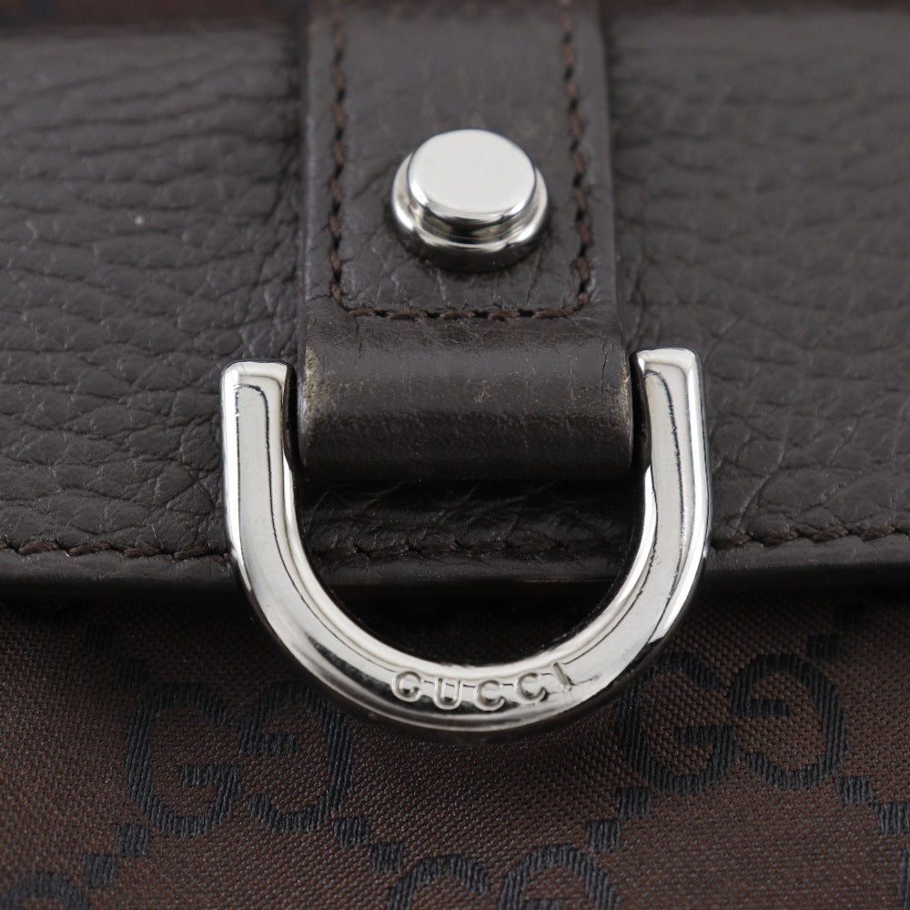 Gucci Abbey Line Nylon Canvas Tote Bag