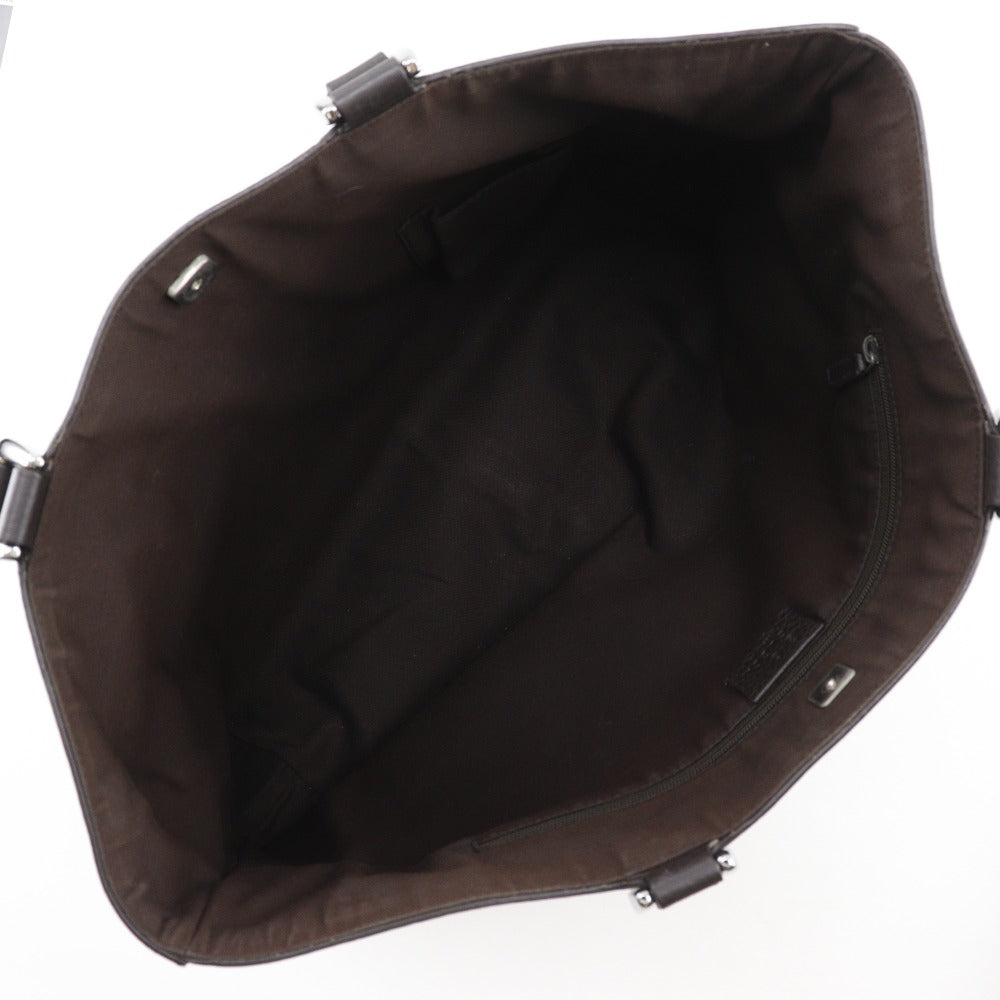 Gucci Abbey Line Nylon Canvas Tote Bag