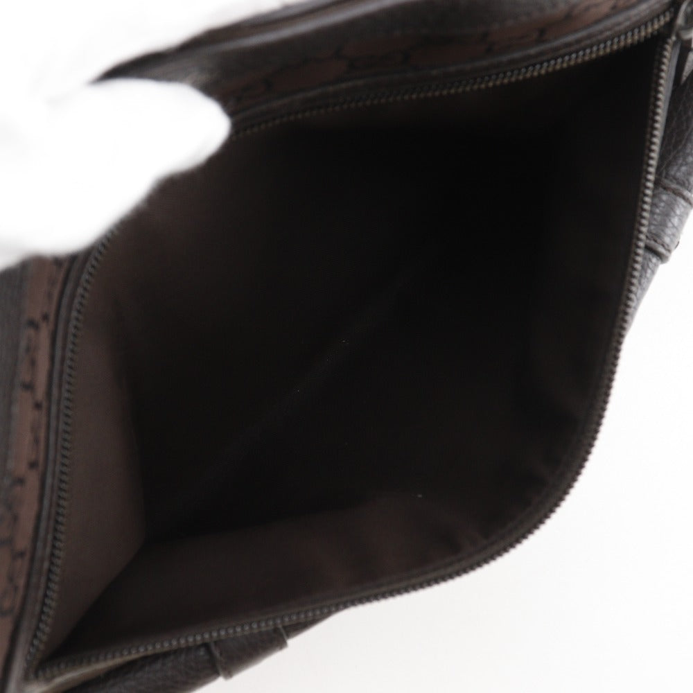 Gucci Abbey Line Nylon Canvas Tote Bag