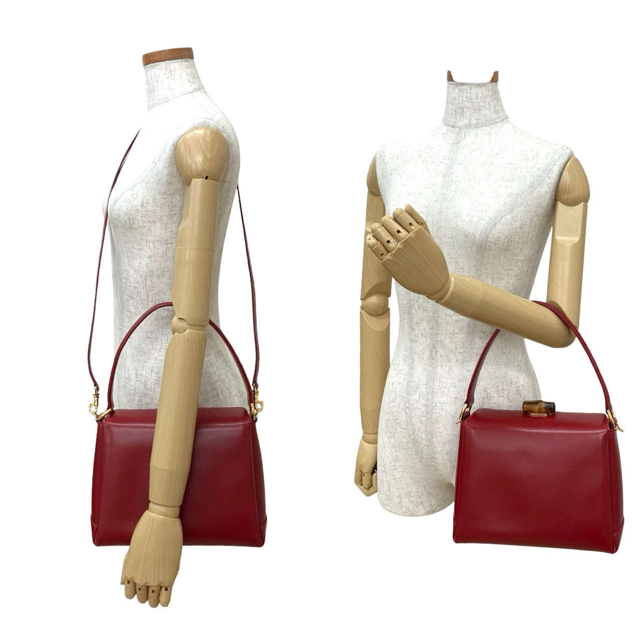 Gucci Bamboo Calf Leather 2way Handbag