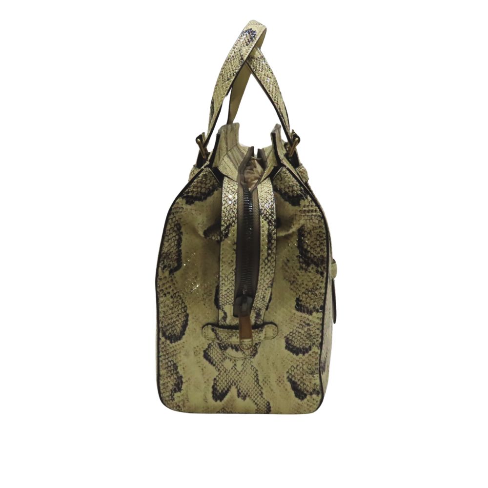 Gucci Double G Python Medium Tote Bag