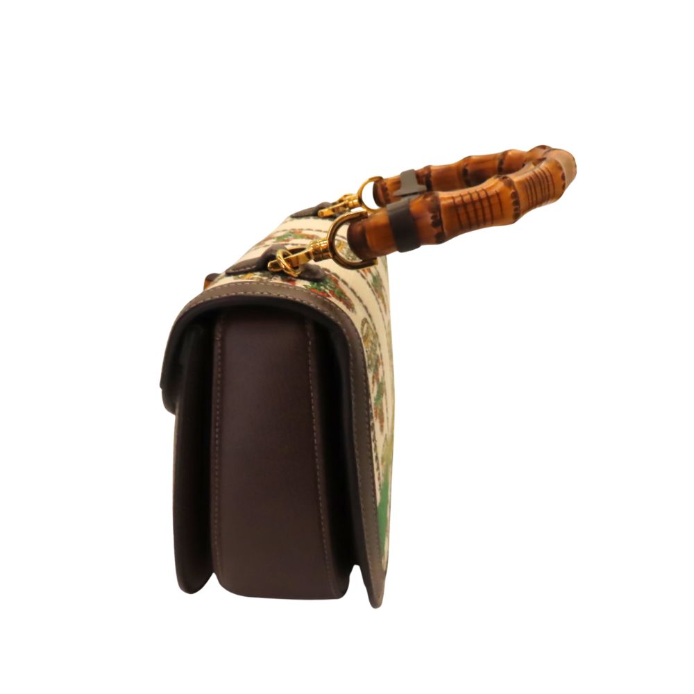 Gucci Bamboo Bag Canvas 2way Bag Limited