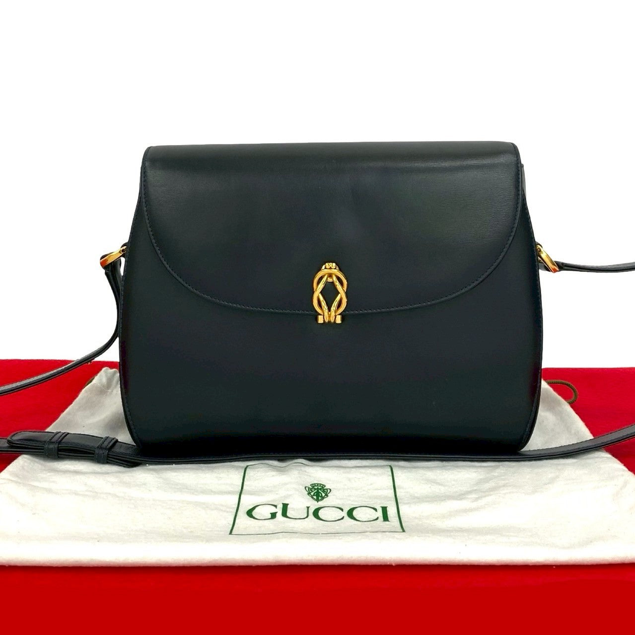 Gucci Calf Leather Shoulder Bag