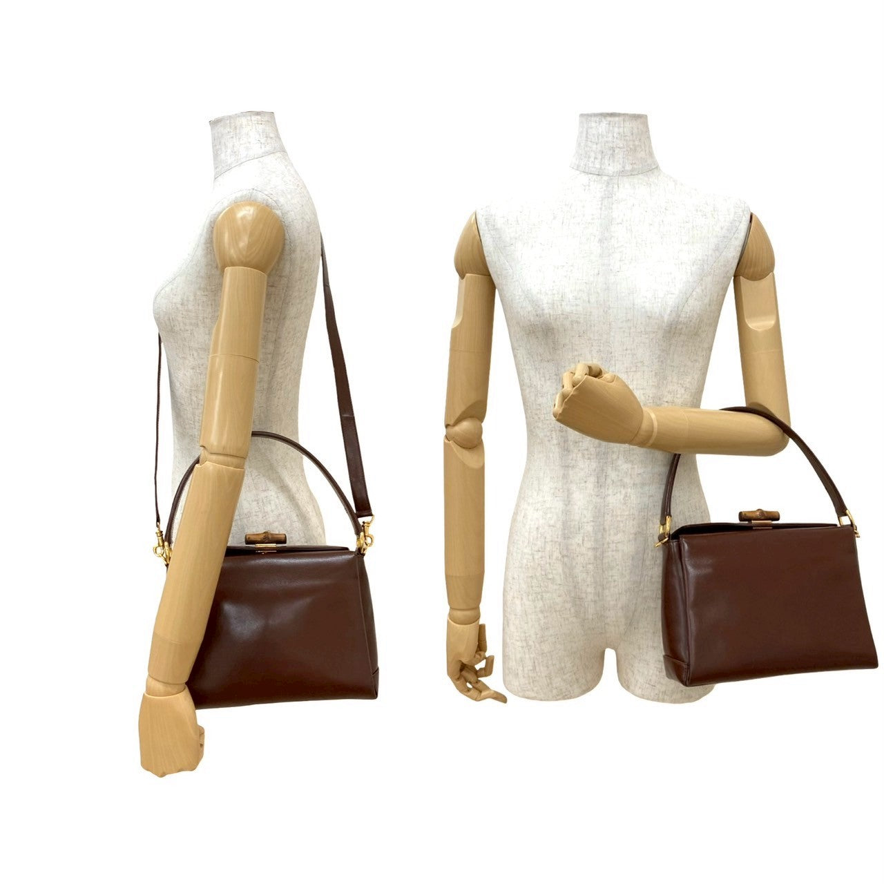 Gucci Bamboo Leather 2way Handbag