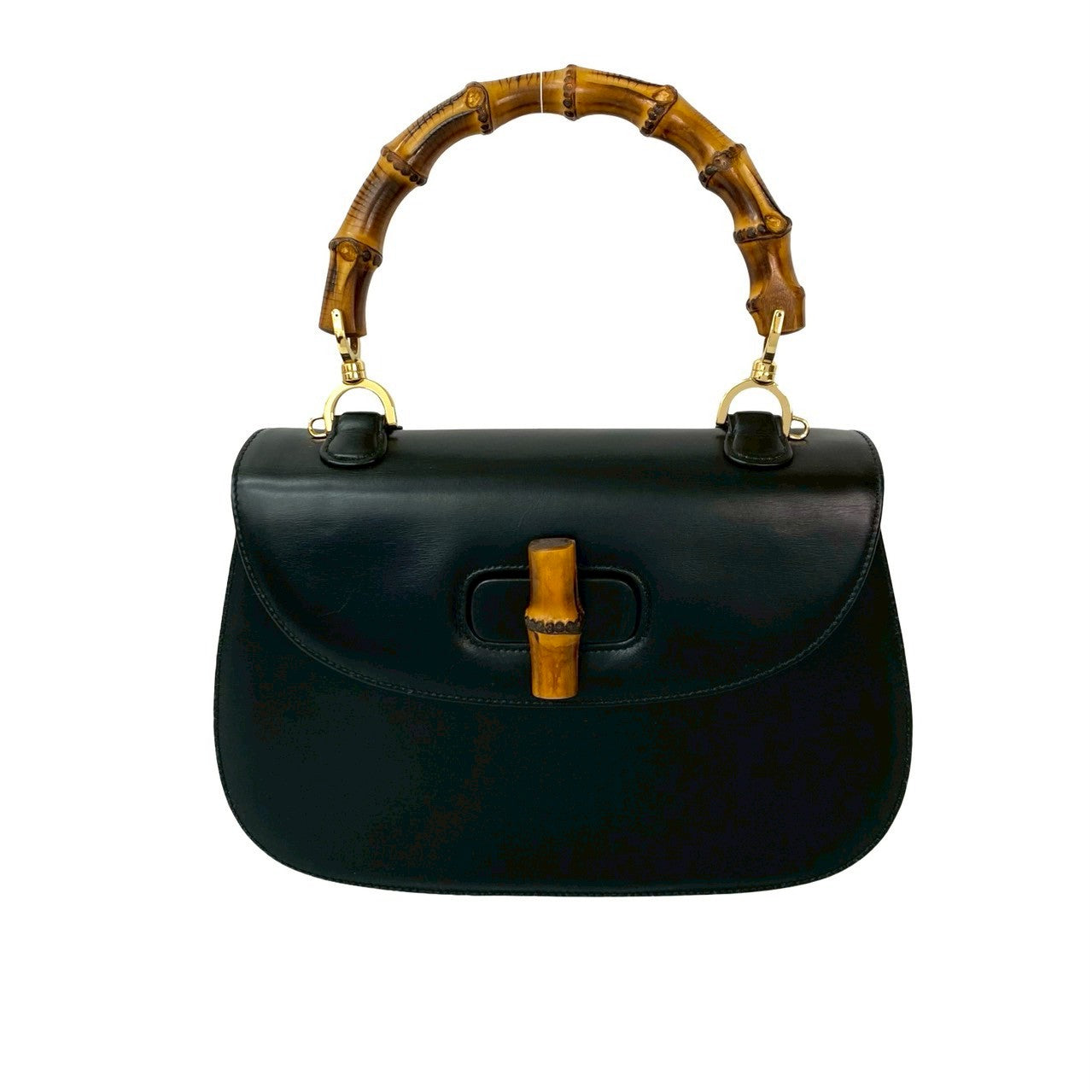 Gucci Bamboo Calf Leather Handbag