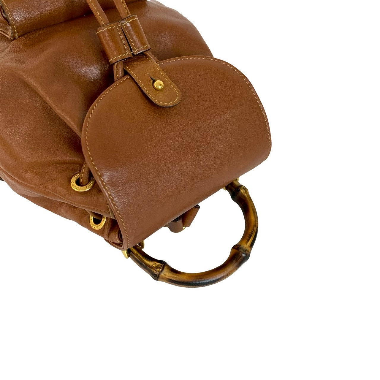 Gucci Bamboo Leather Mini Backpack