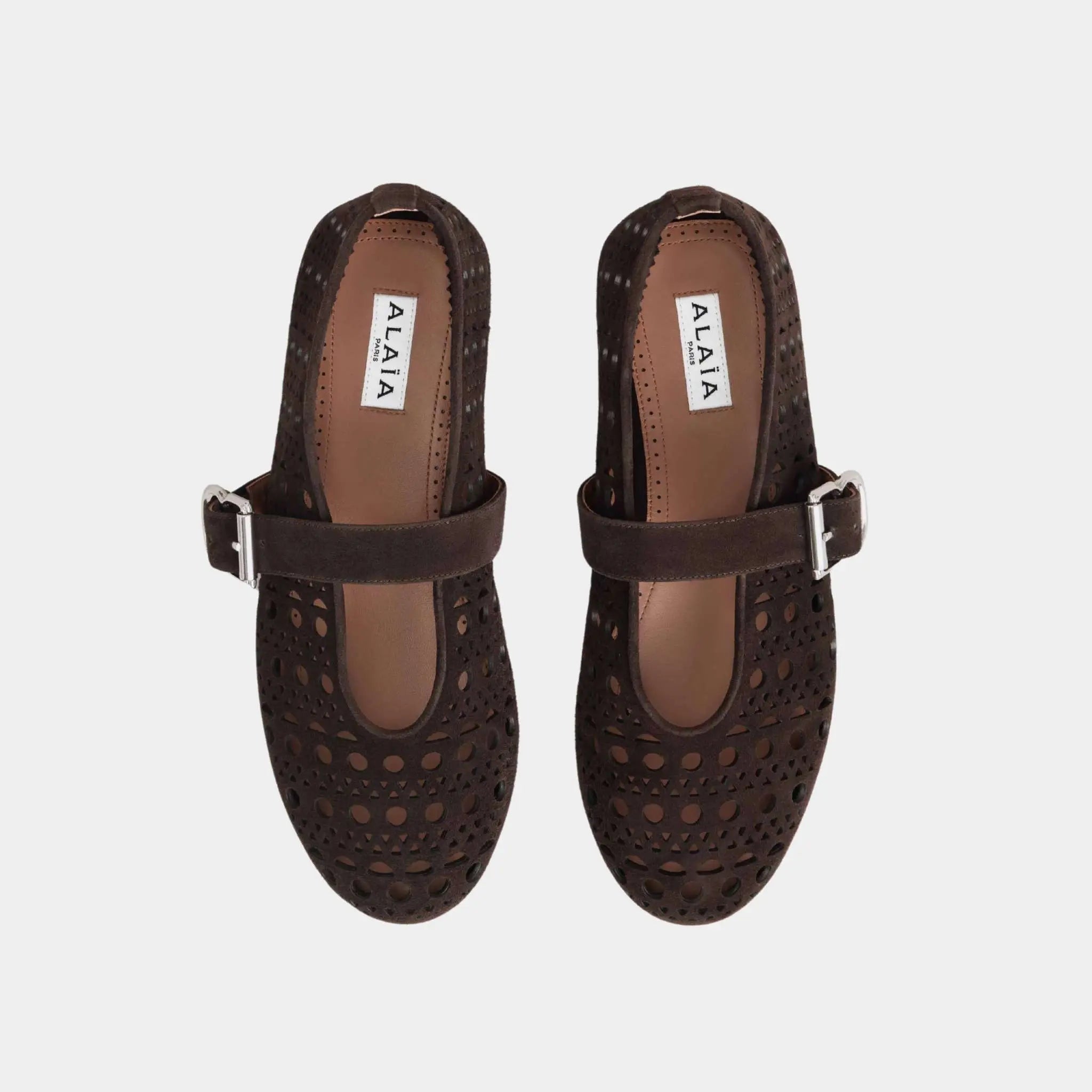 Ballet Flats Vienne in Suede