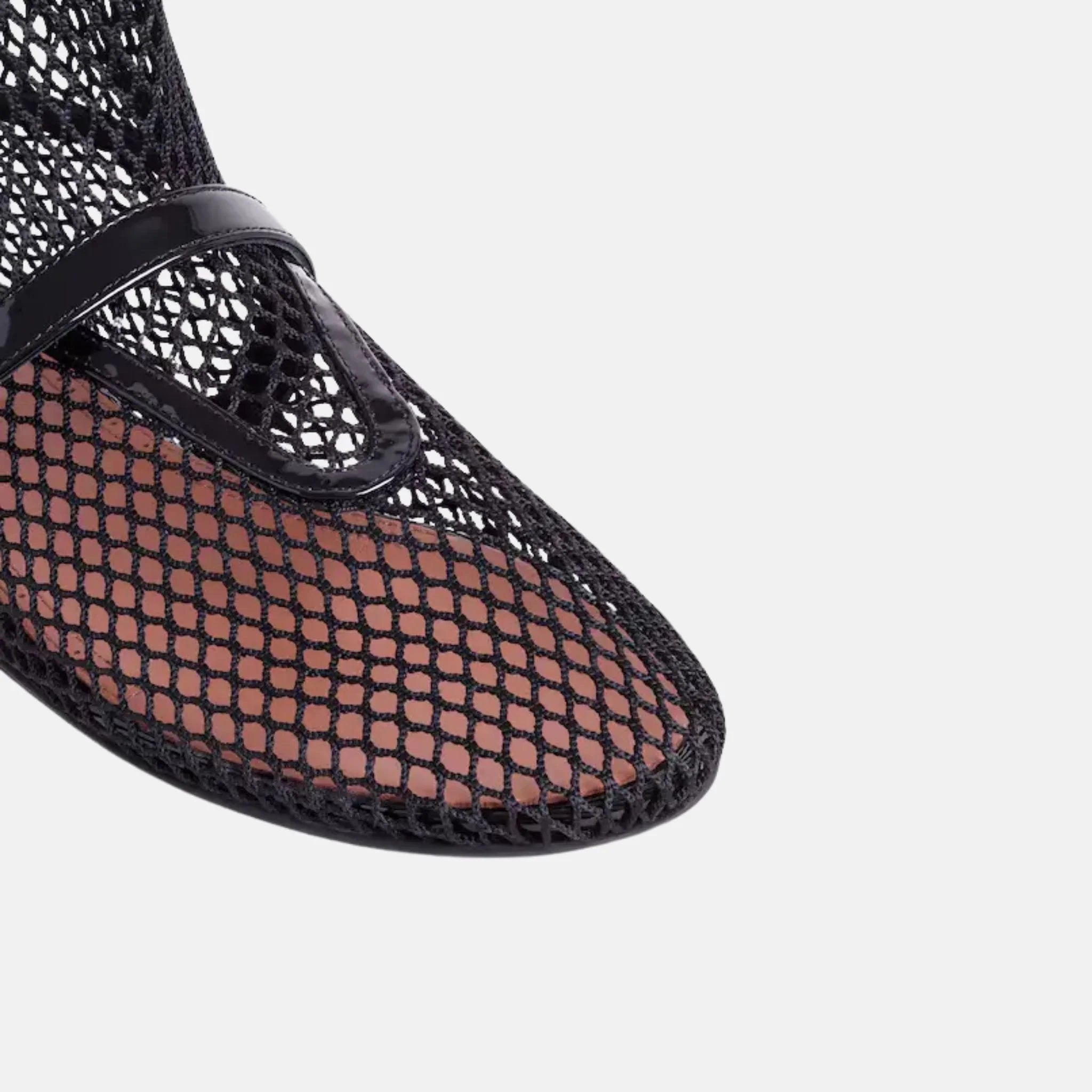 Fishnet High Ballet Flats