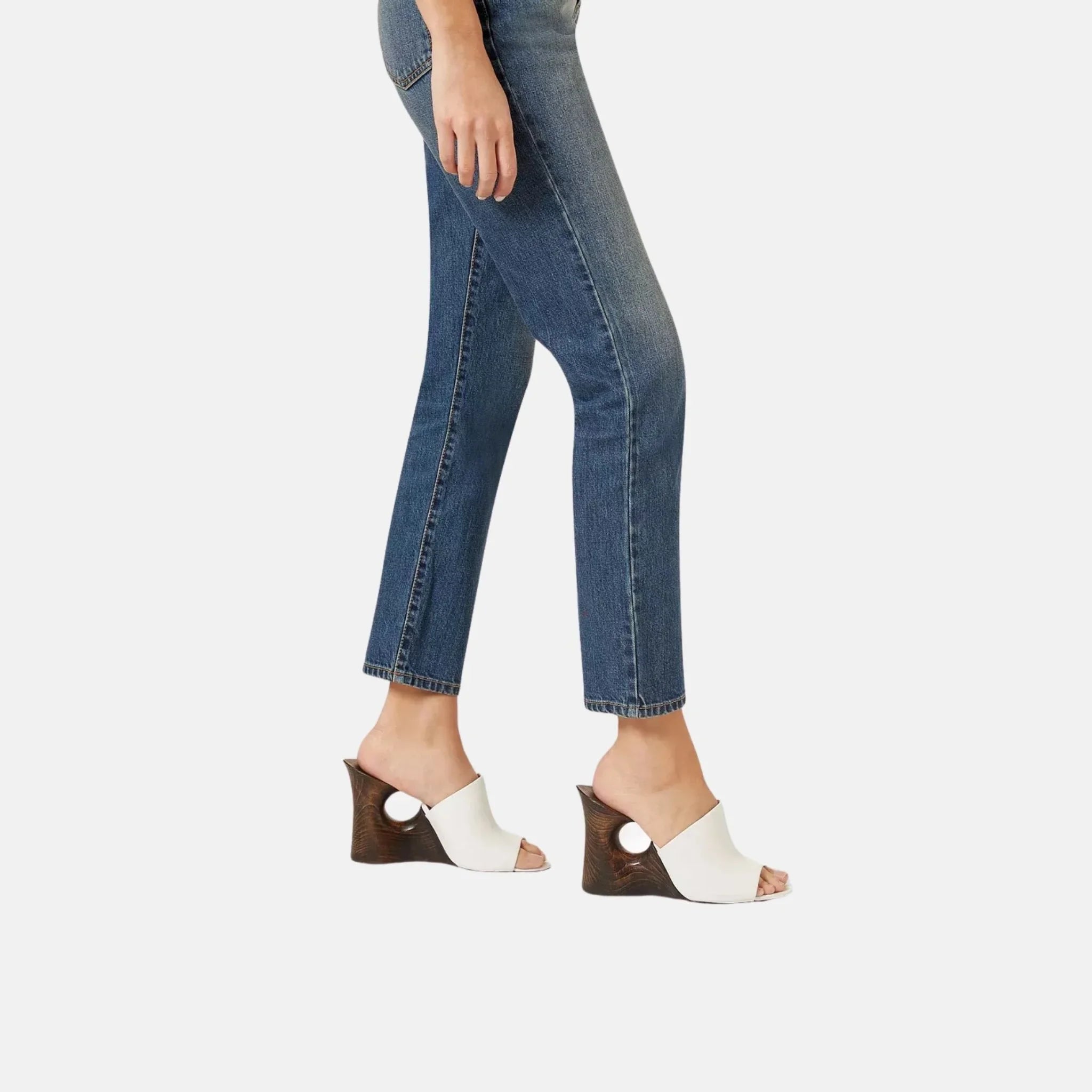 La Sculpture Mules In Calfskin And Wood