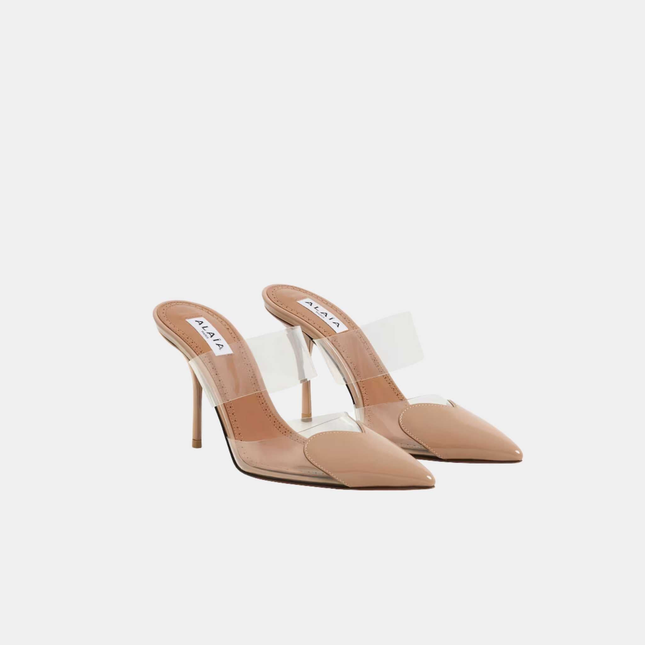 Le Cœur Mules In Patent Calfskin