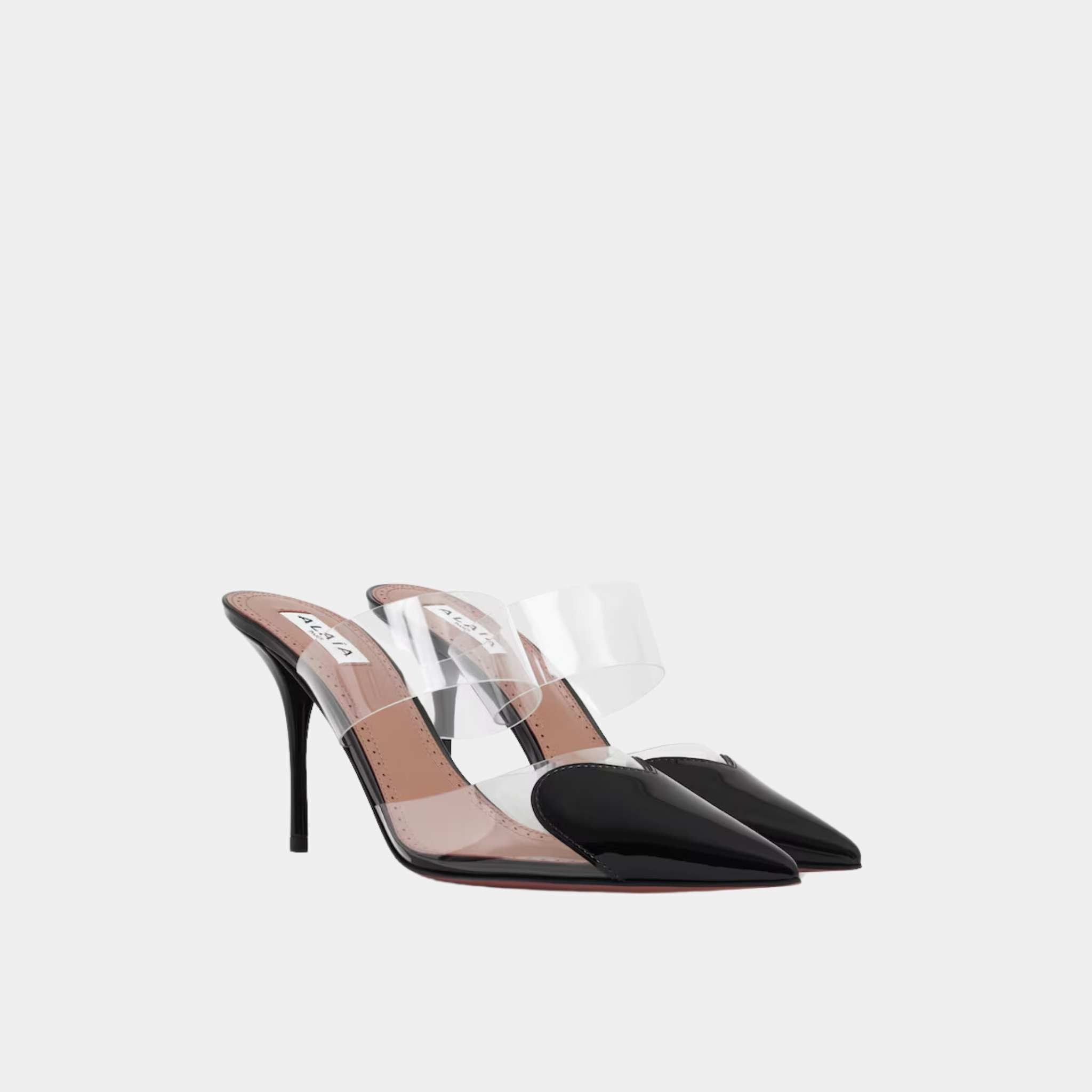 Le Cœur Mules In Patent Calfskin