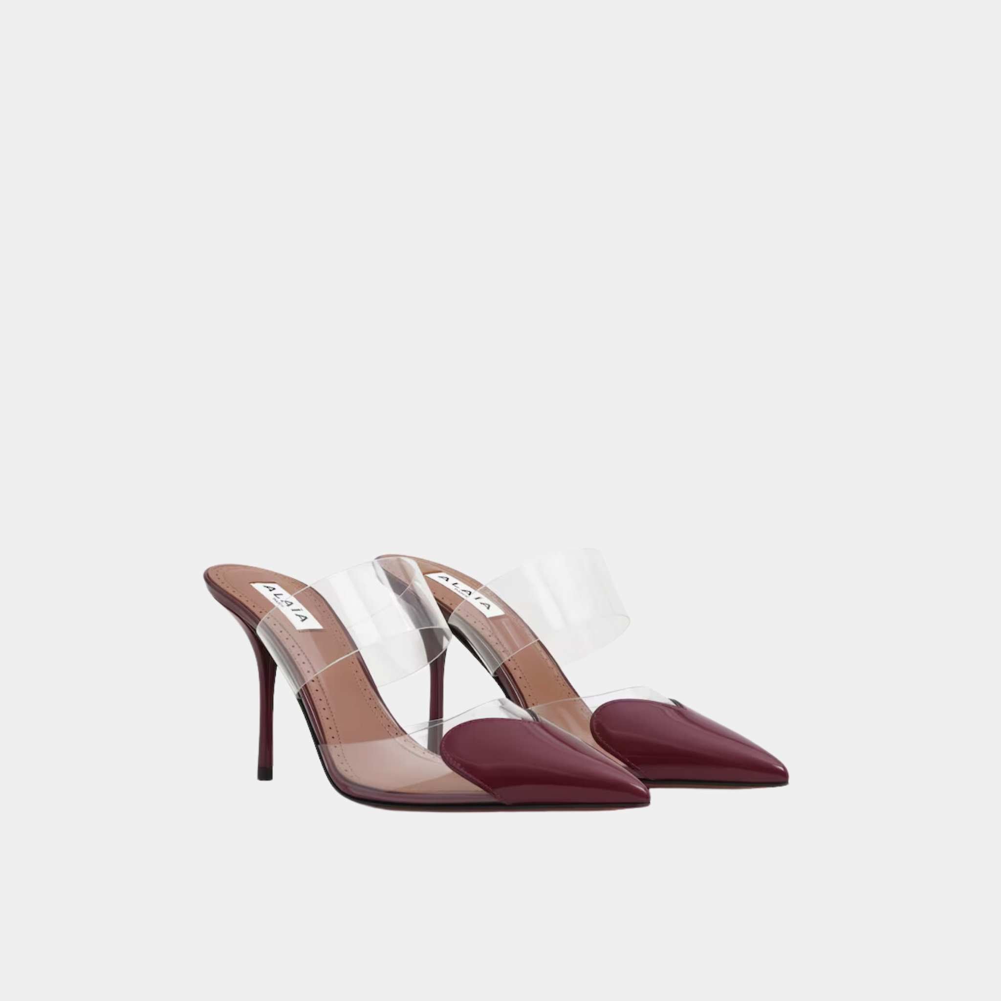 Le Cœur Mules In Patent Calfskin