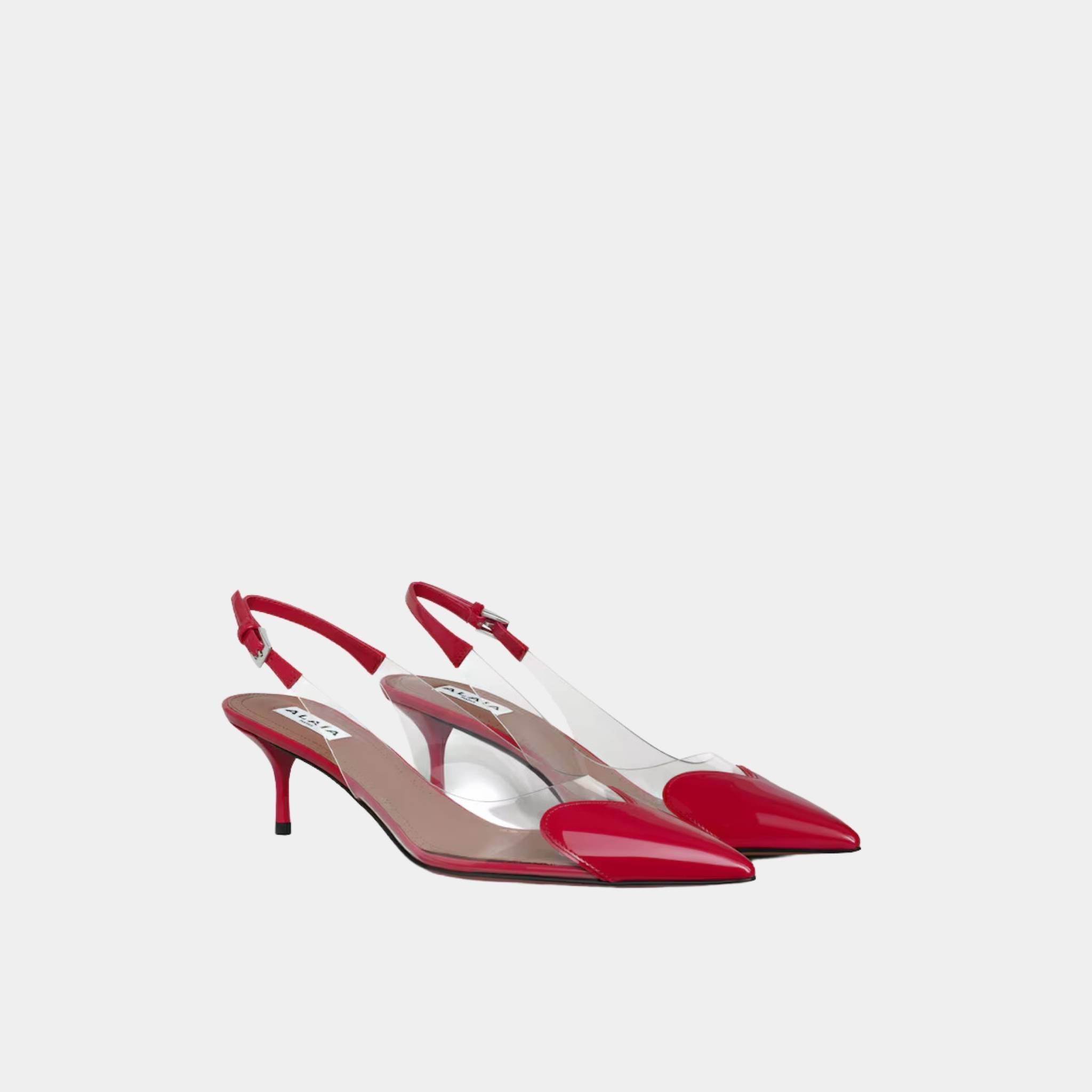 Le Coeur Slingbacks In Patent Lambskin