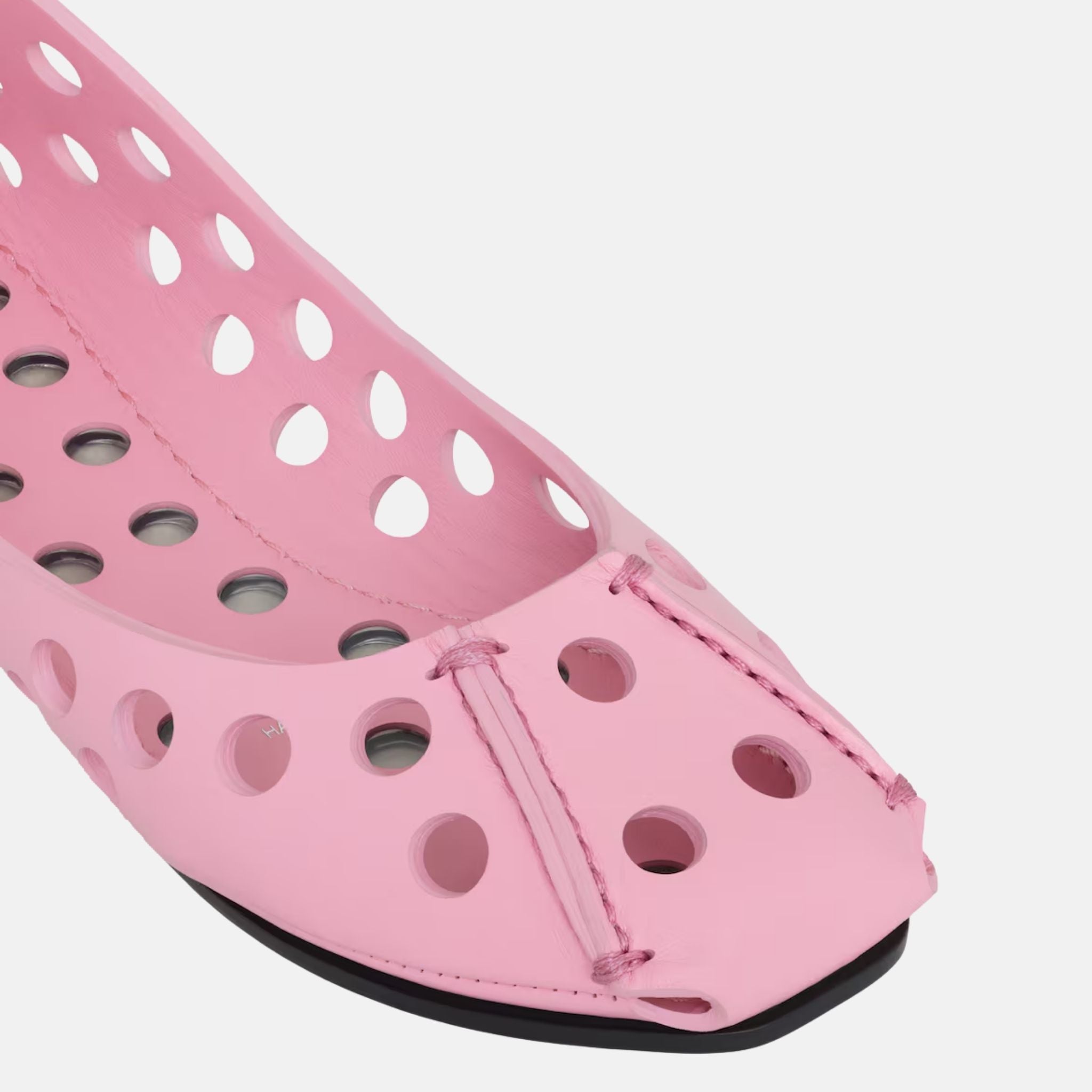 Perfo Ballet Flats In Perforated Leather