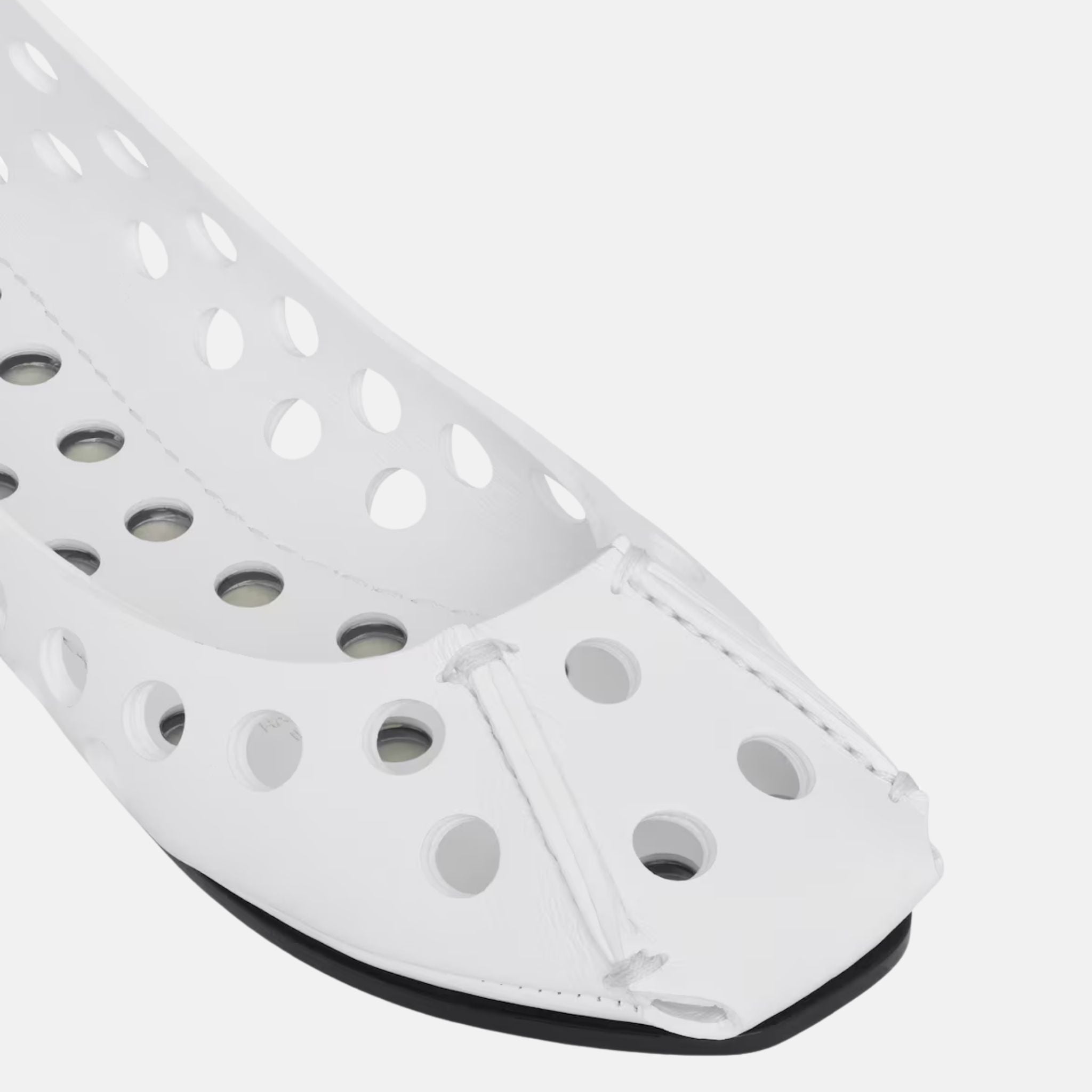 Perfo Ballet Flats In Perforated Leather