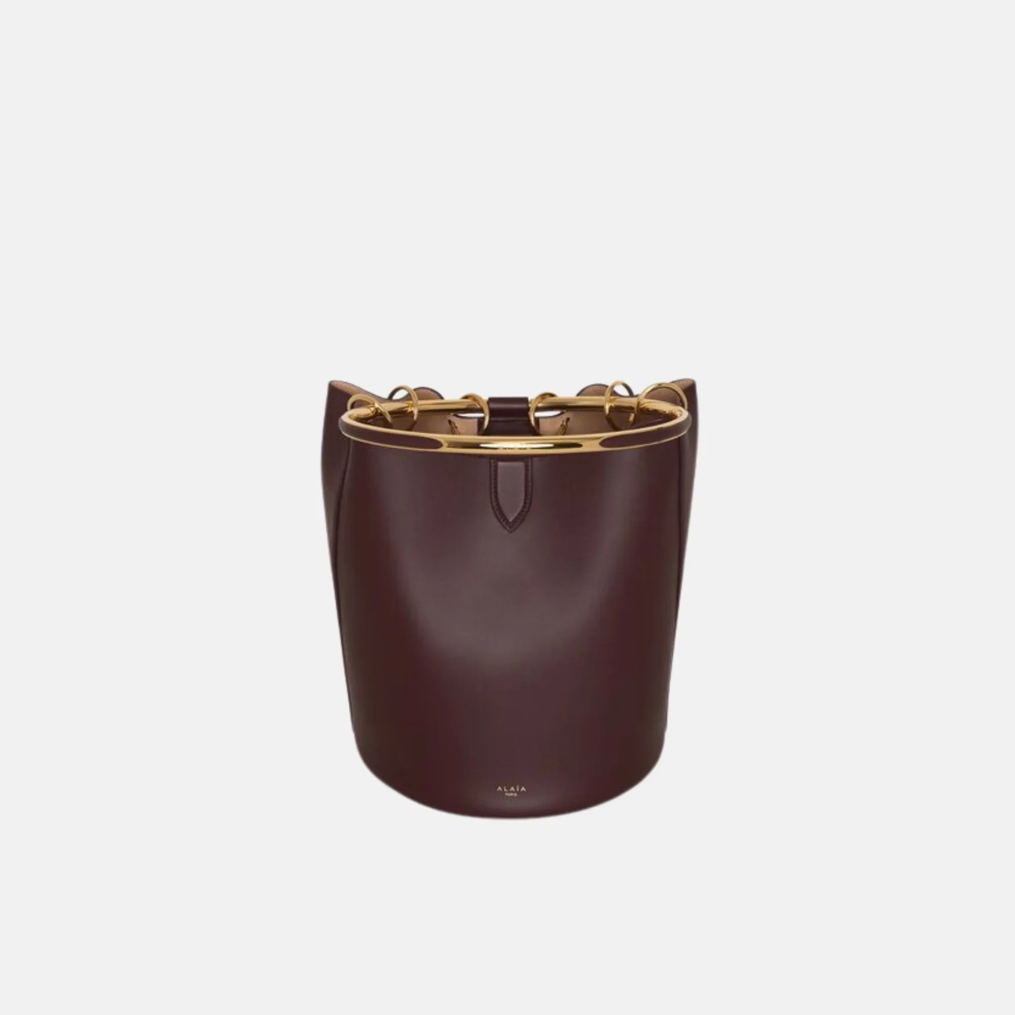 Ring Large Bucket Bag In Calfskin
