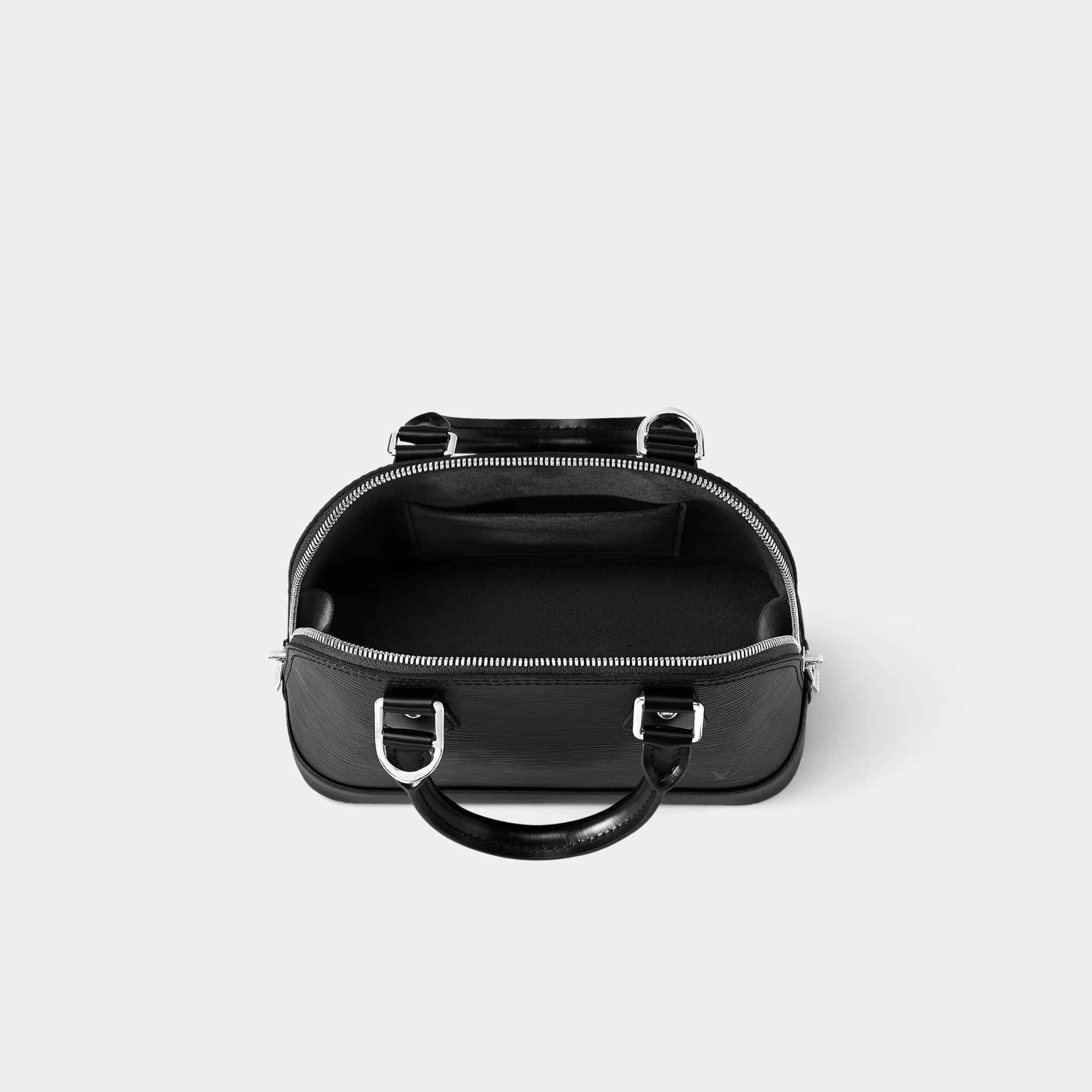 Alma BB Epi Leather Handbag with Jacquard Strap