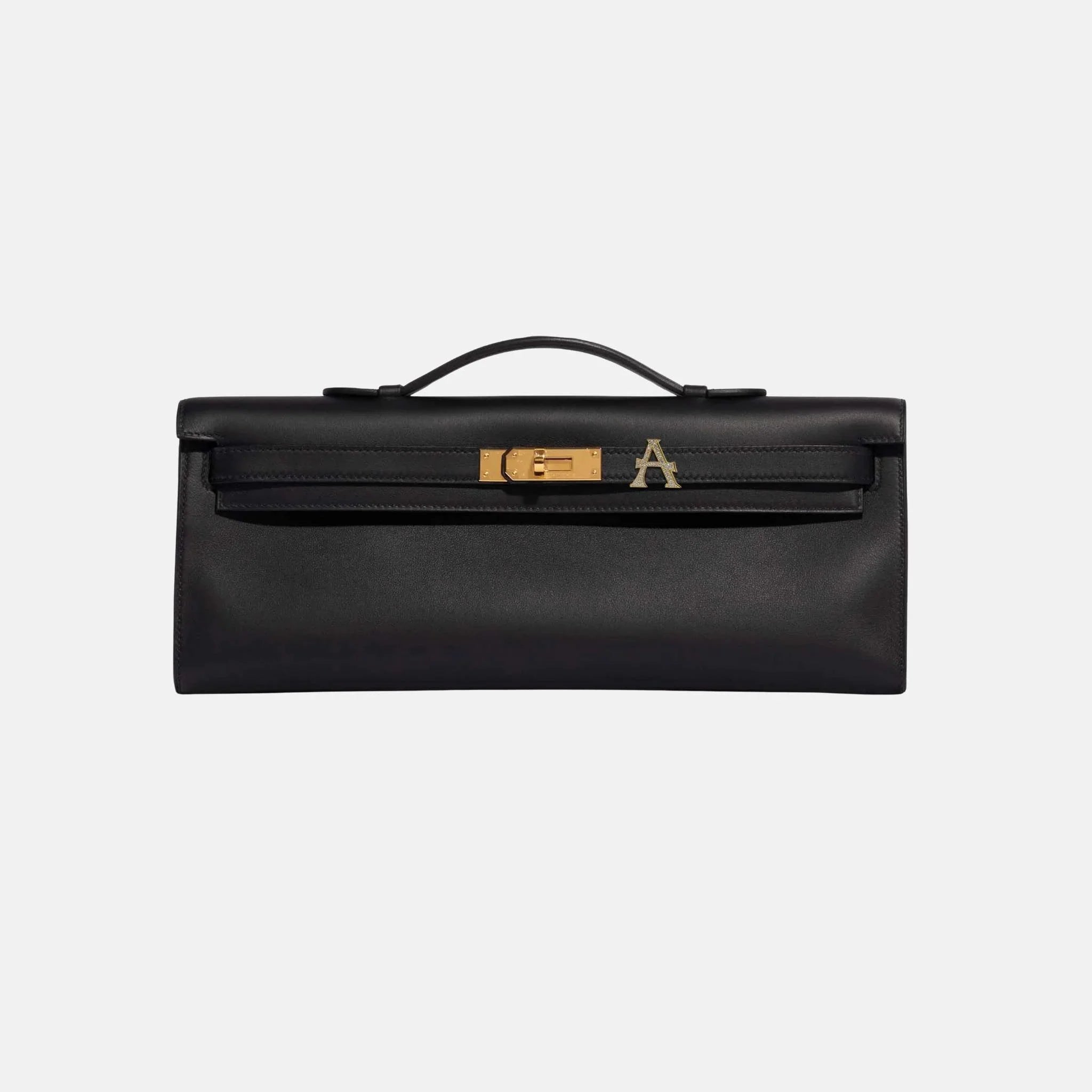 Alphabets Bag Bijoux with Natural Diamonds in Yellow Gold