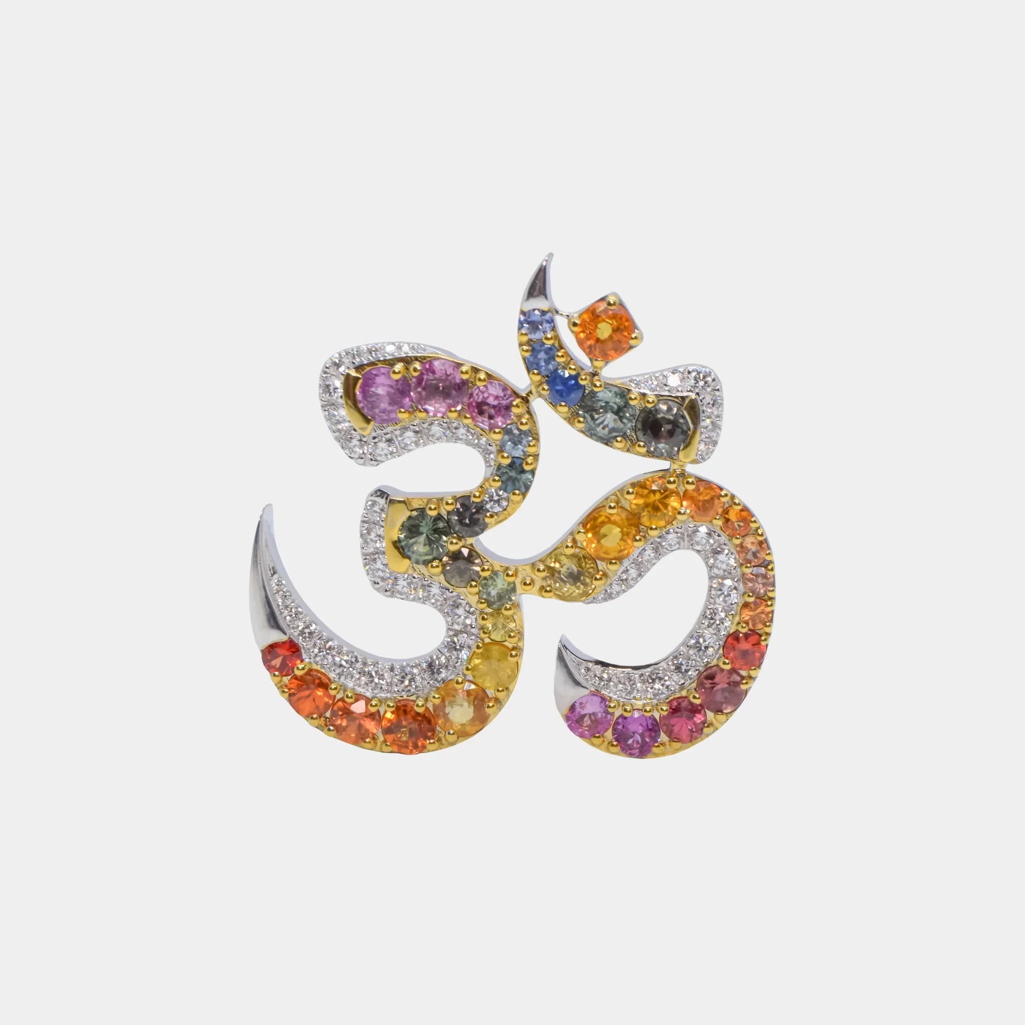 OM Multi-Colored Gemstone Customized Bag Bijoux