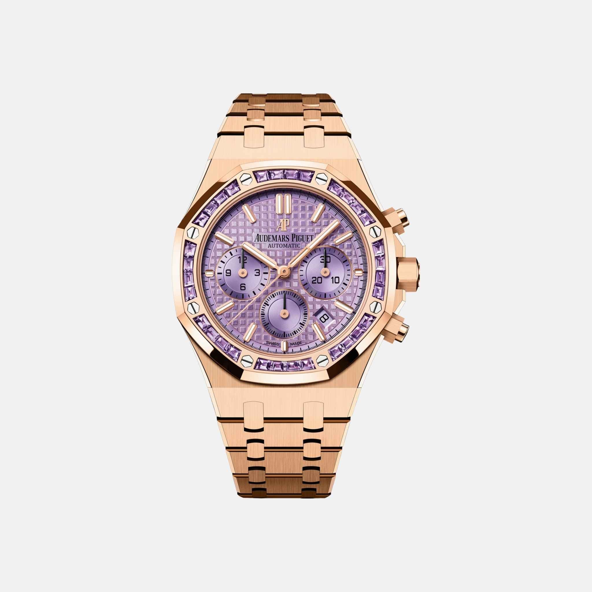 Royal Oak Selfwinding Chronograph with purple dial