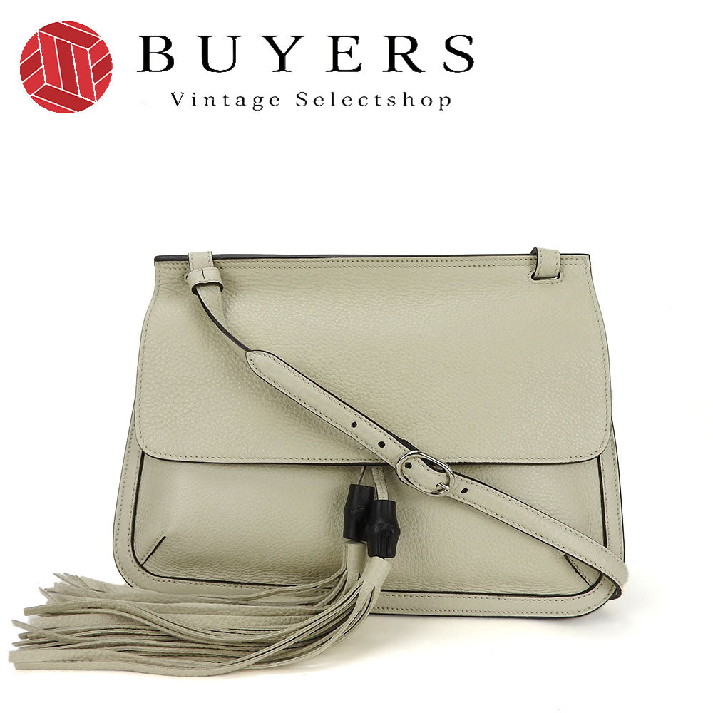 Gucci Bamboo Daily Leather Shoulder Bag