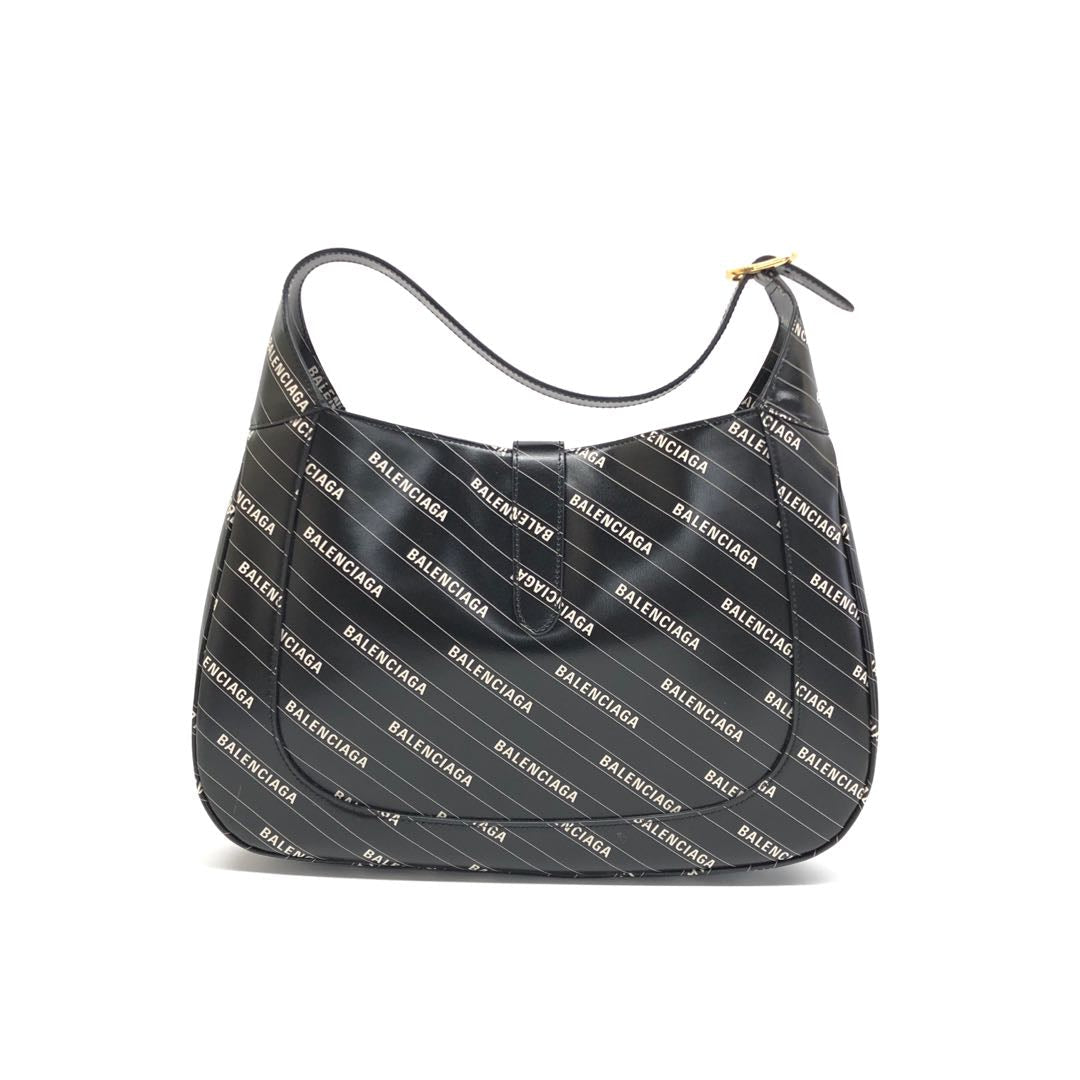 Gucci Balenciaga The Hacker Project Jackie 1961 Leather Shoulder Bag