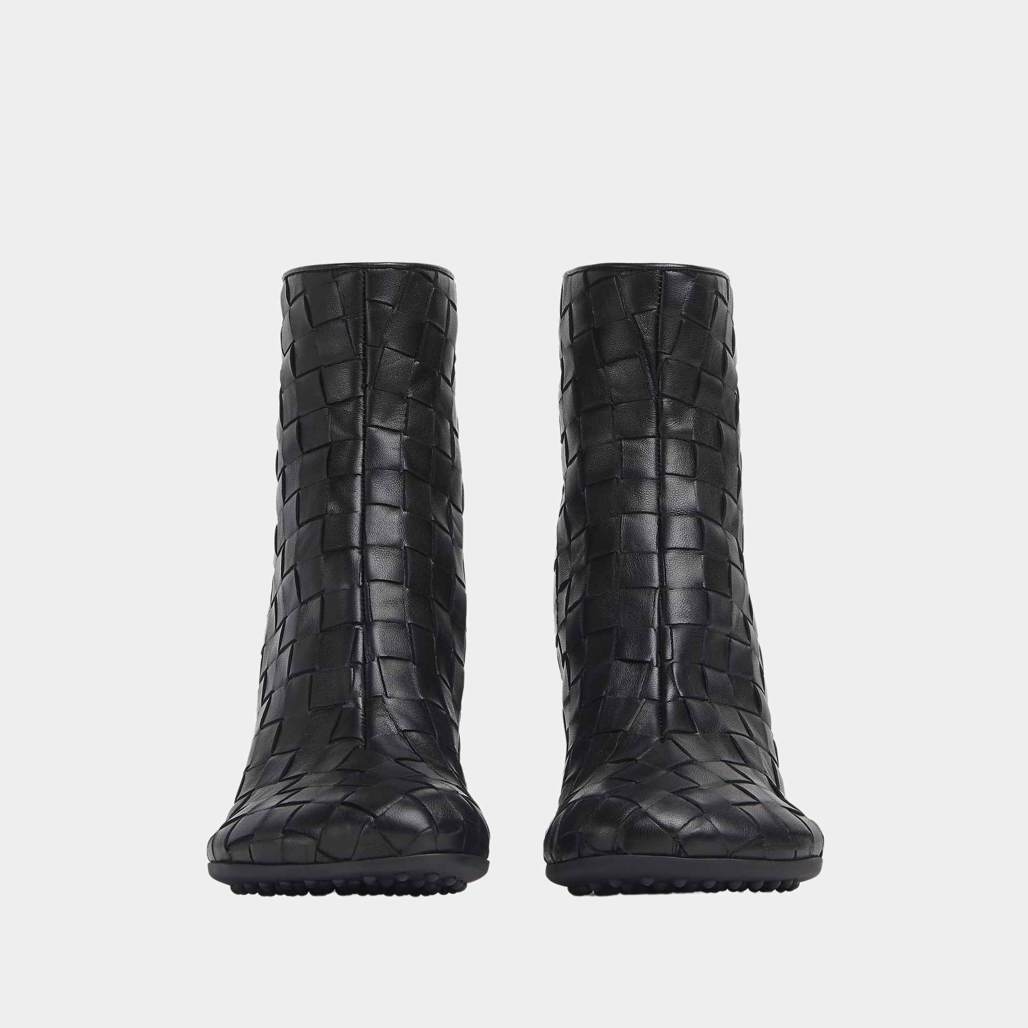 Atomic Ankle Boot Lambskin Intecciato Craftmanship