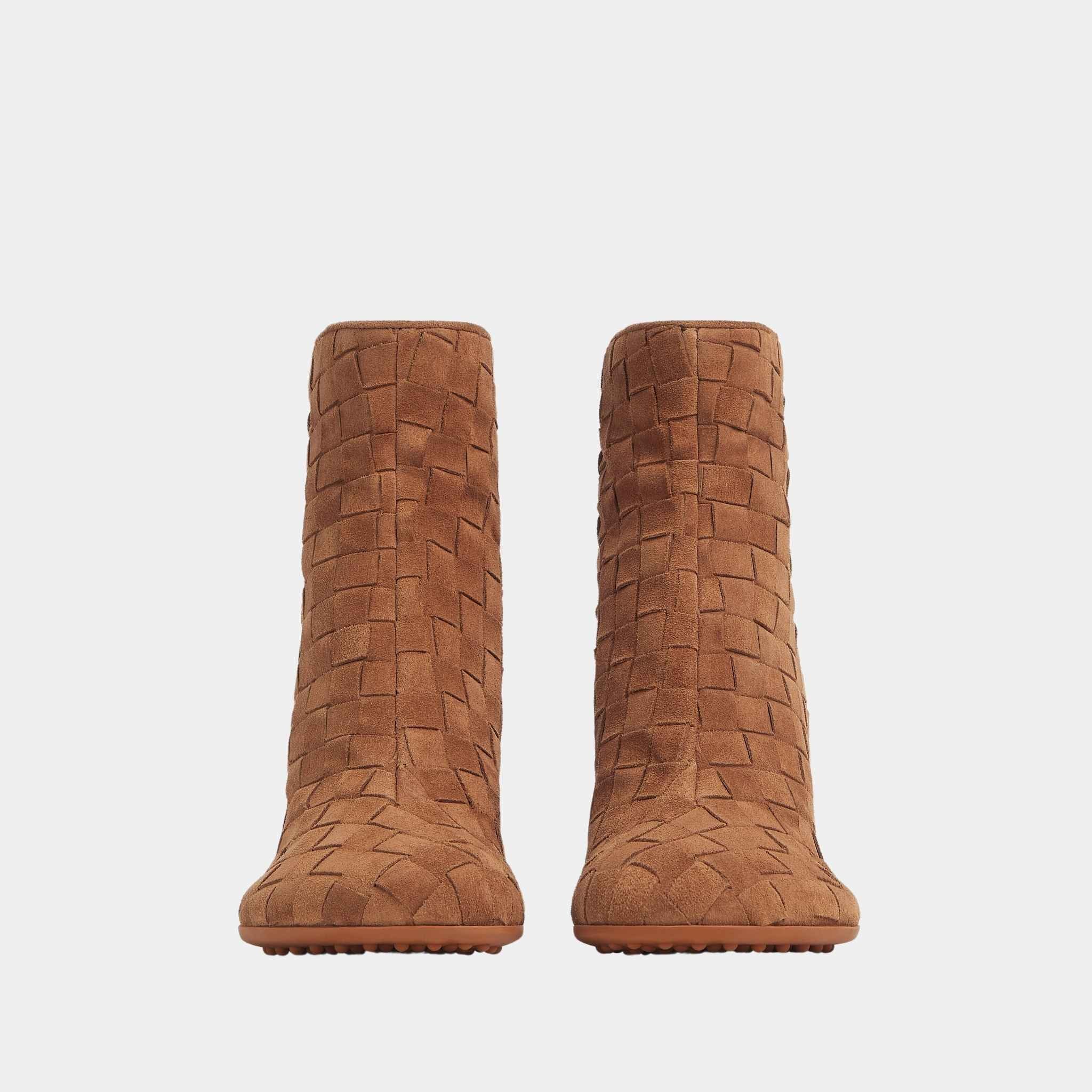 Atomic Ankle Boot Suede Intrecciato Craftmanship