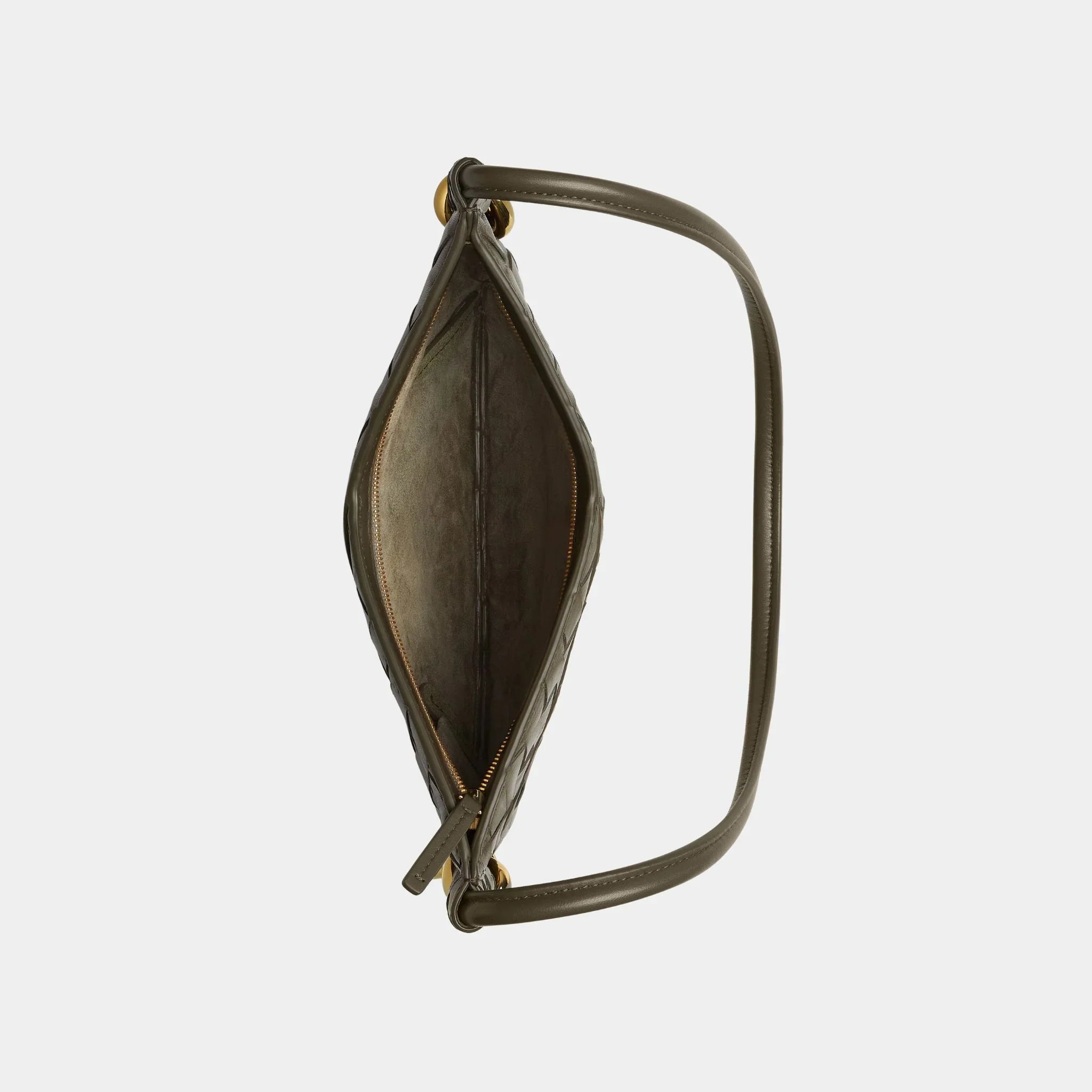 Baby Solstice Intrecciato Leather Bag