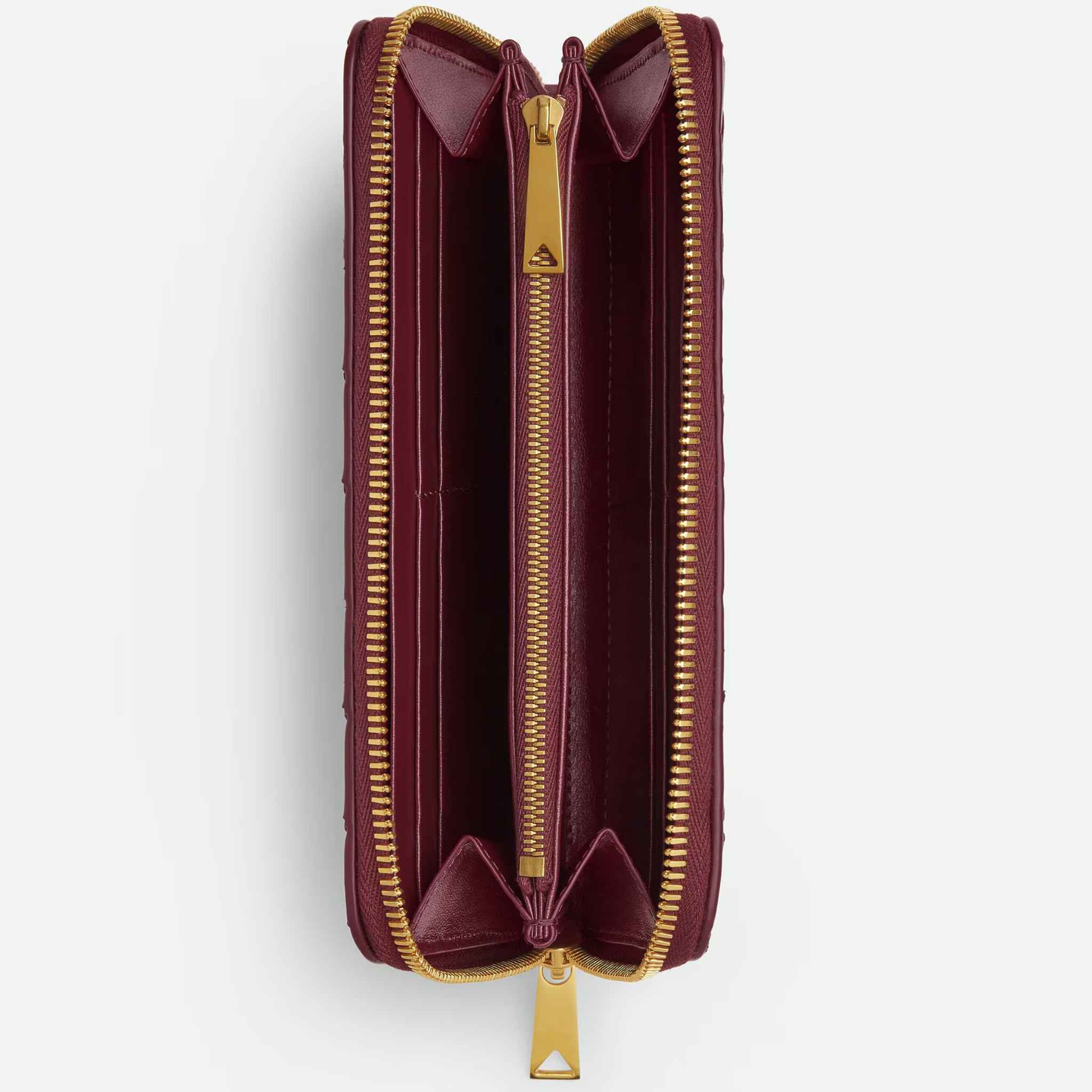 Intrecciato Zip Around Wallet