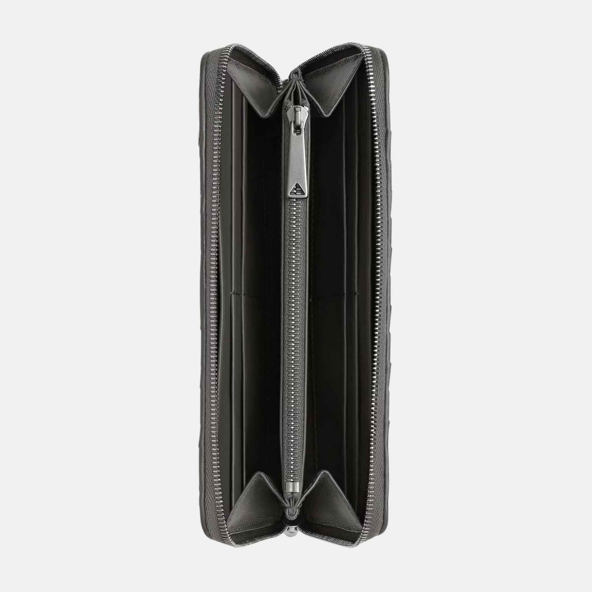 Intrecciato Zip Around Wallet