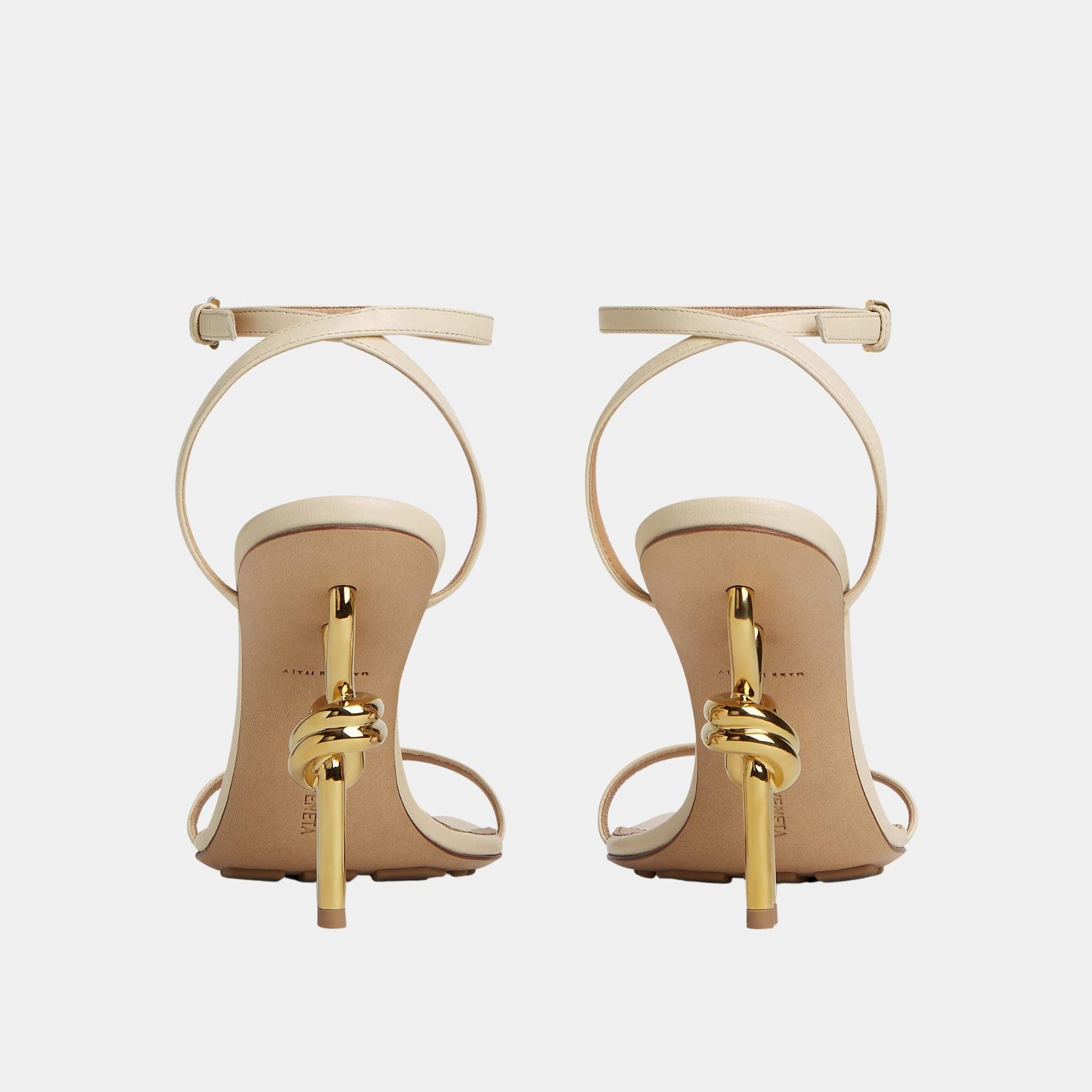 Knot Ankle Strap High Heel Sandal