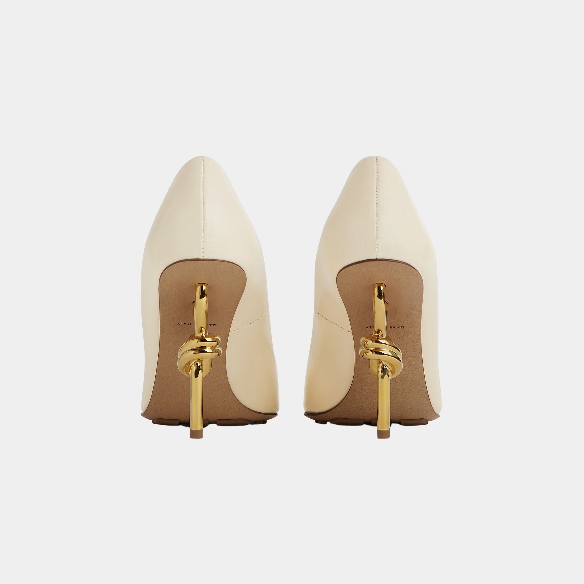 Knot High Heel Pump in Soft Lambskin