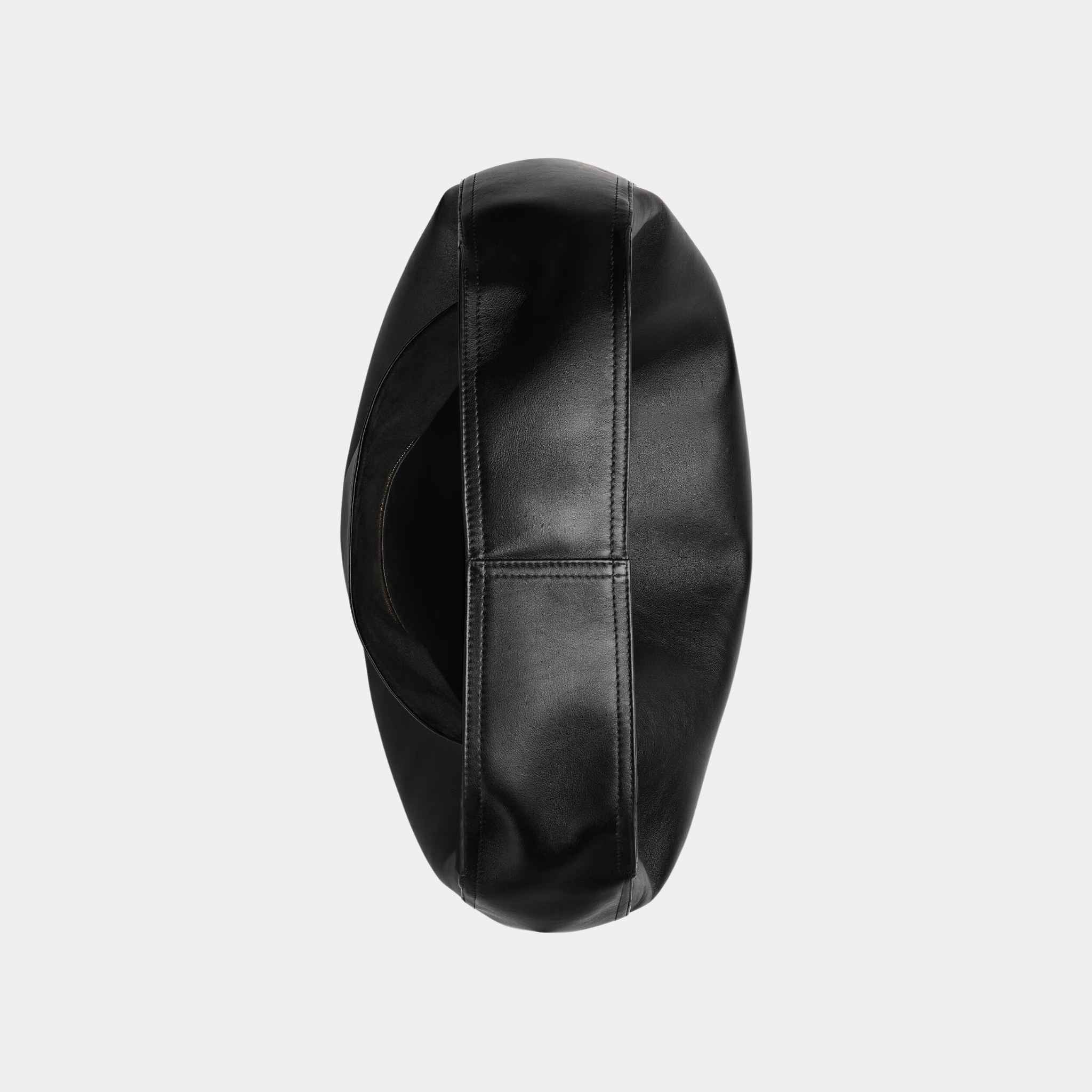 Large Hop Silky Calf Shoulder Bag Leather