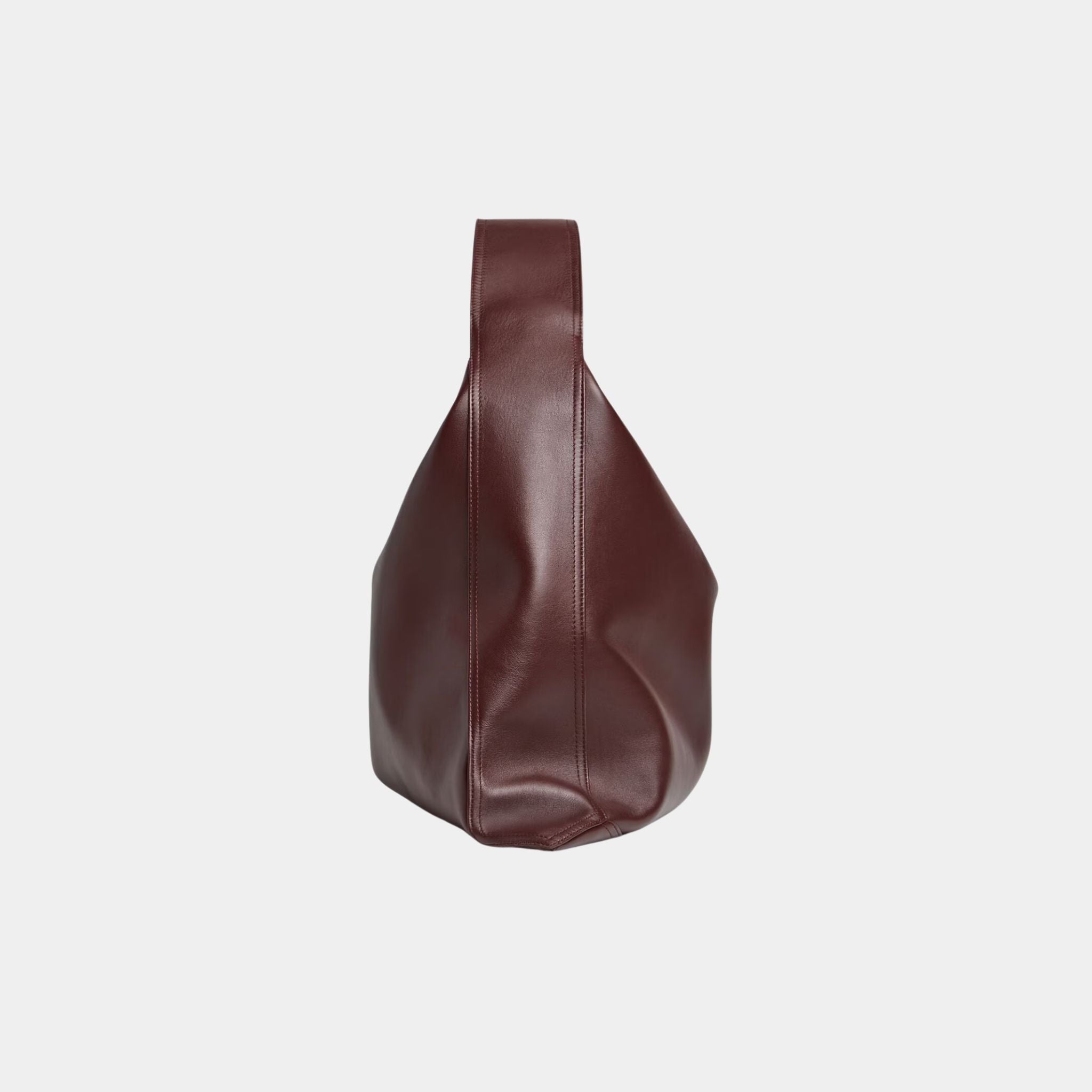 Large Hop Silky Calf Shoulder Bag Leather