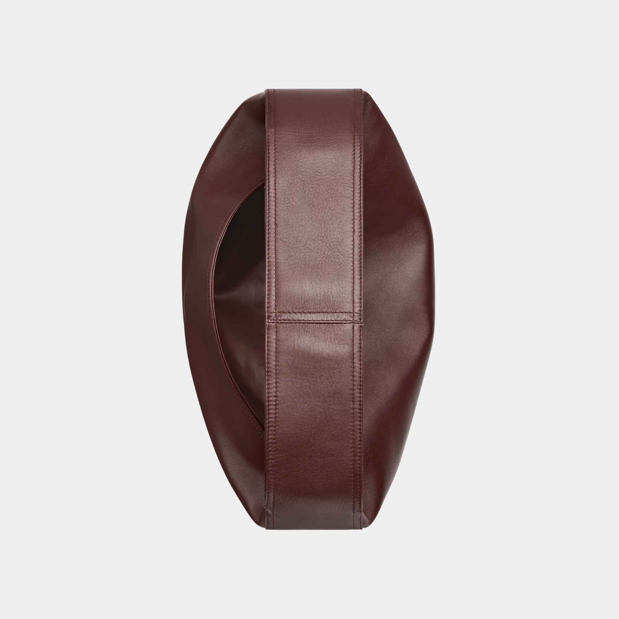 Large Hop Silky Calf Shoulder Bag Leather