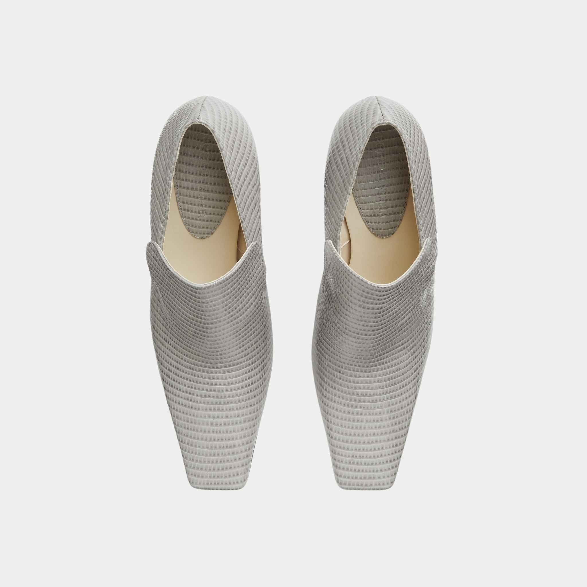 Lewis Lizard effect Leather Pump Loafer