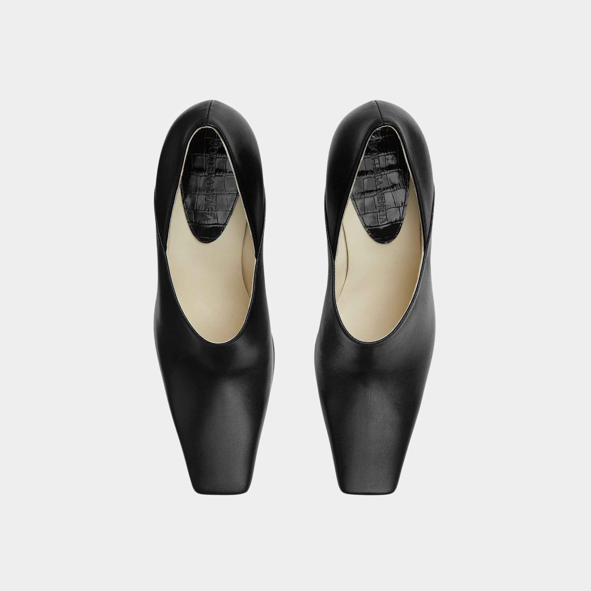 Lewis Pump Calfskin with Sculptural Sloped Heel