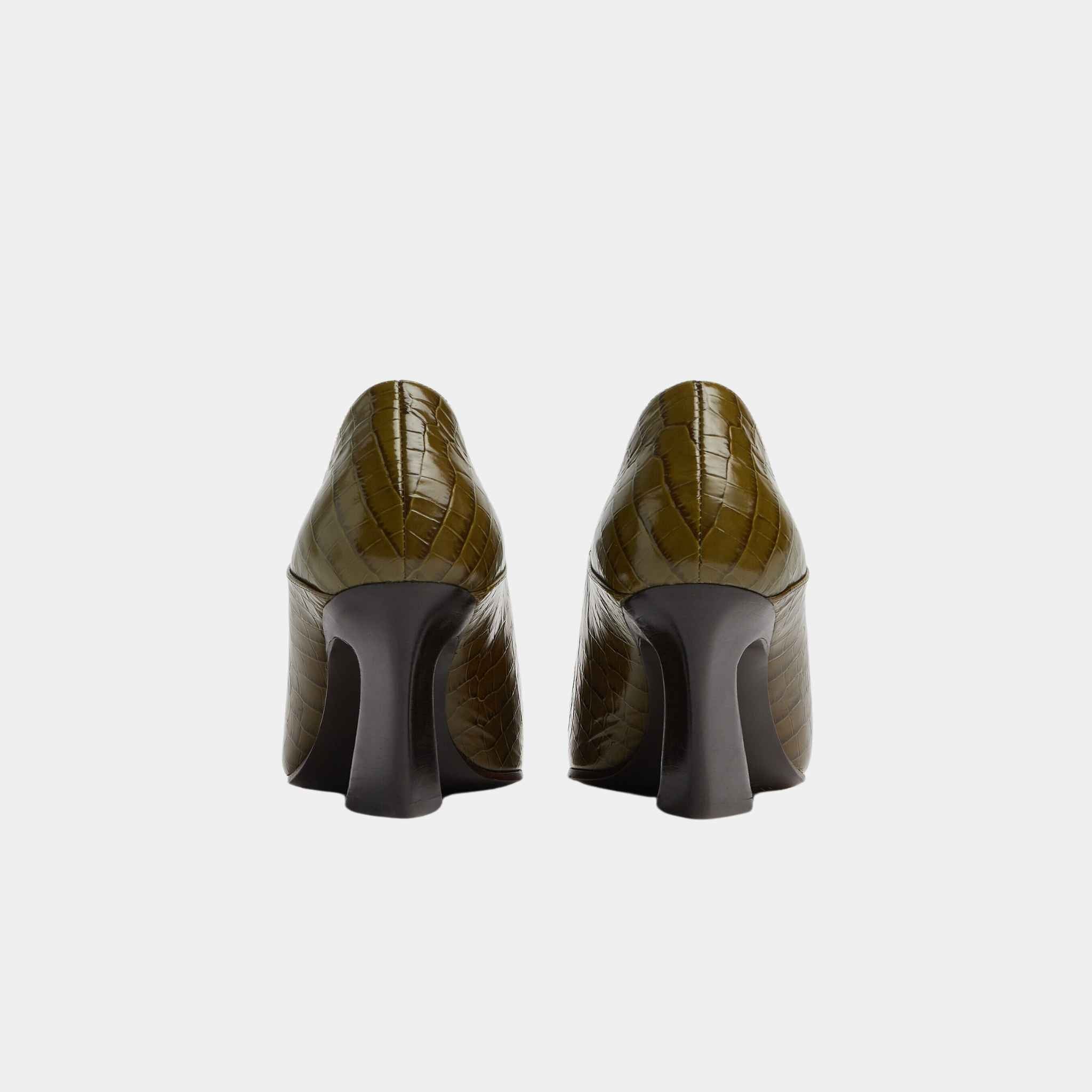 Lewis Pump Crocodile Effect Leather