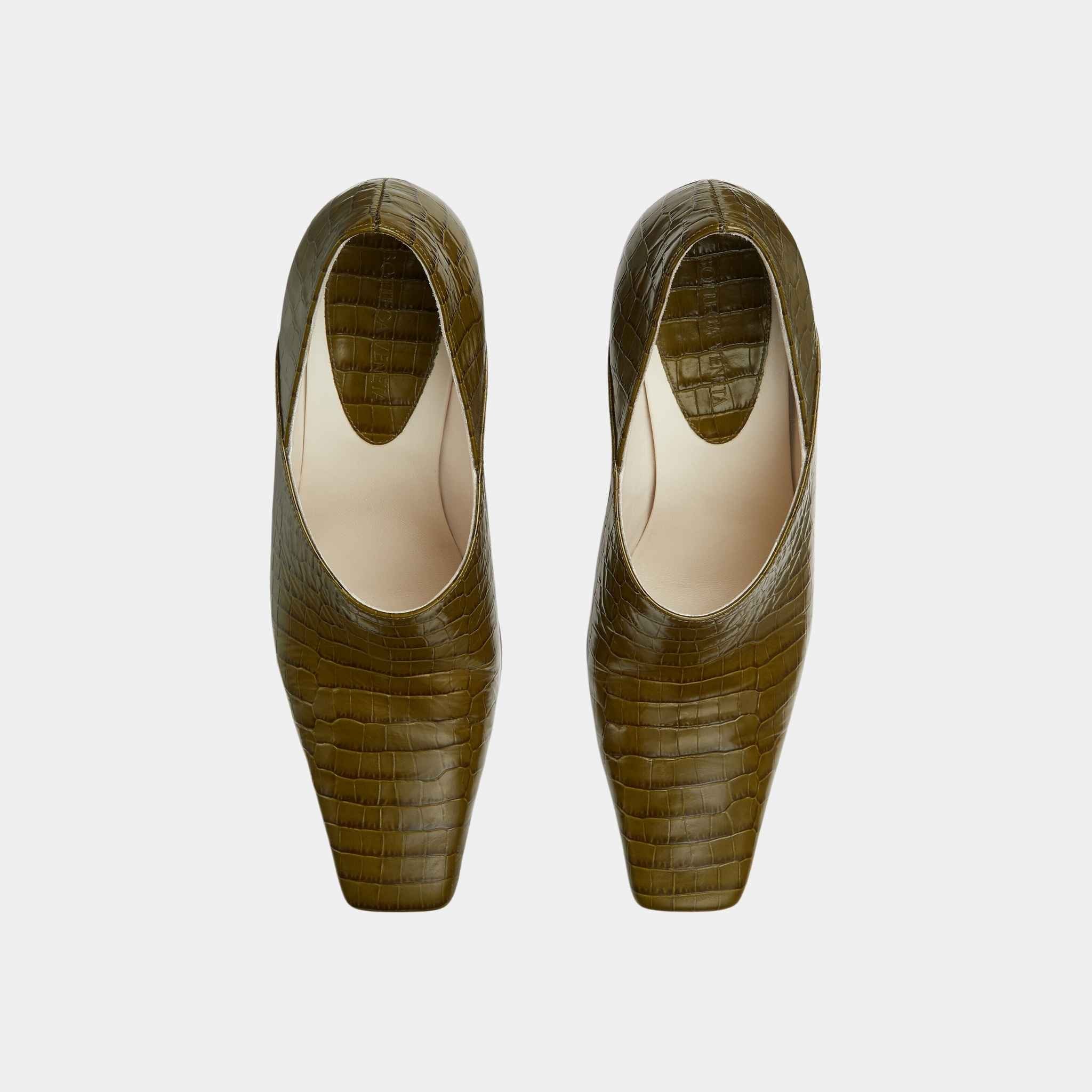 Lewis Pump Crocodile Effect Leather