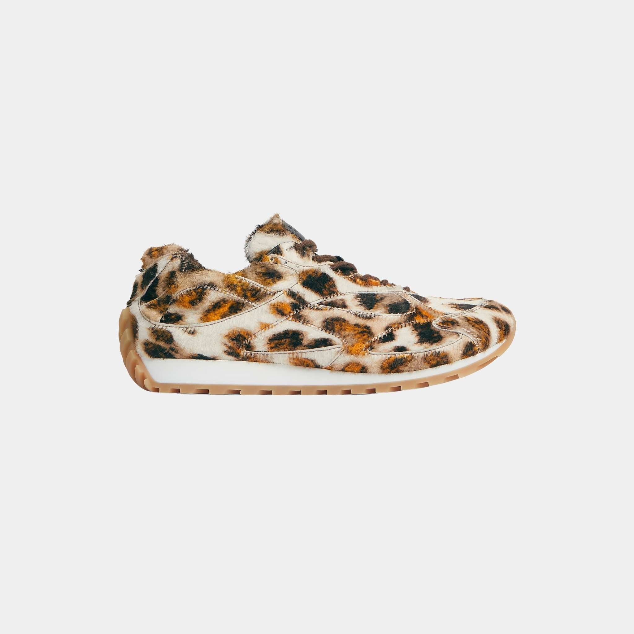 Orbit Runner Sneaker Calf Hair Jaguar Print Women