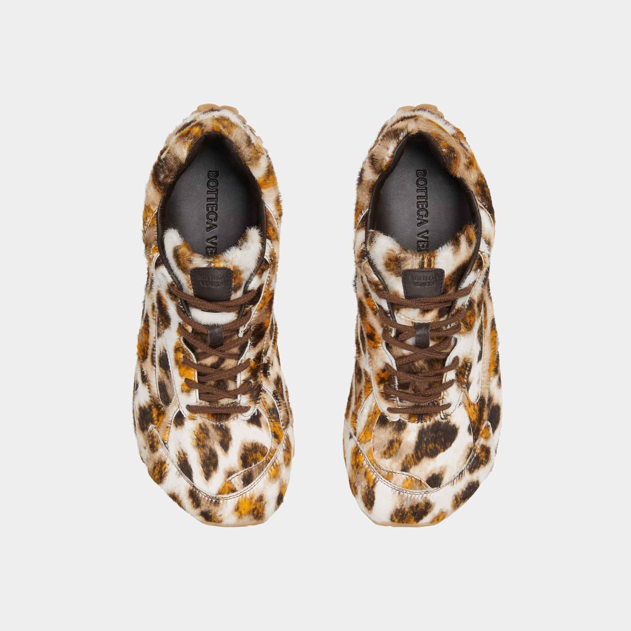Orbit Runner Sneaker Calf Hair Jaguar Print Women