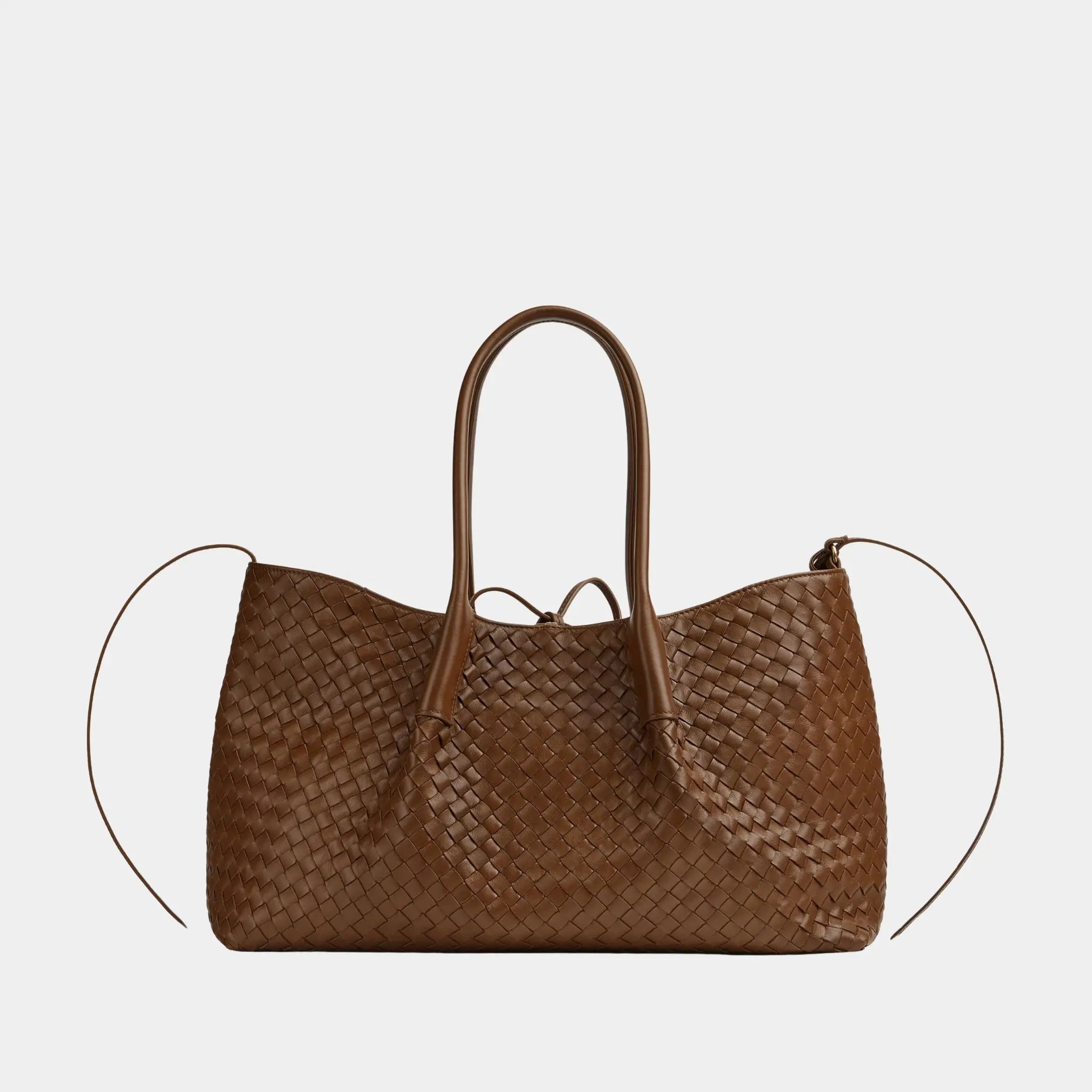 Bottega Veneta Pinacoteca Tote Bag, Nocciola, Amber, Front