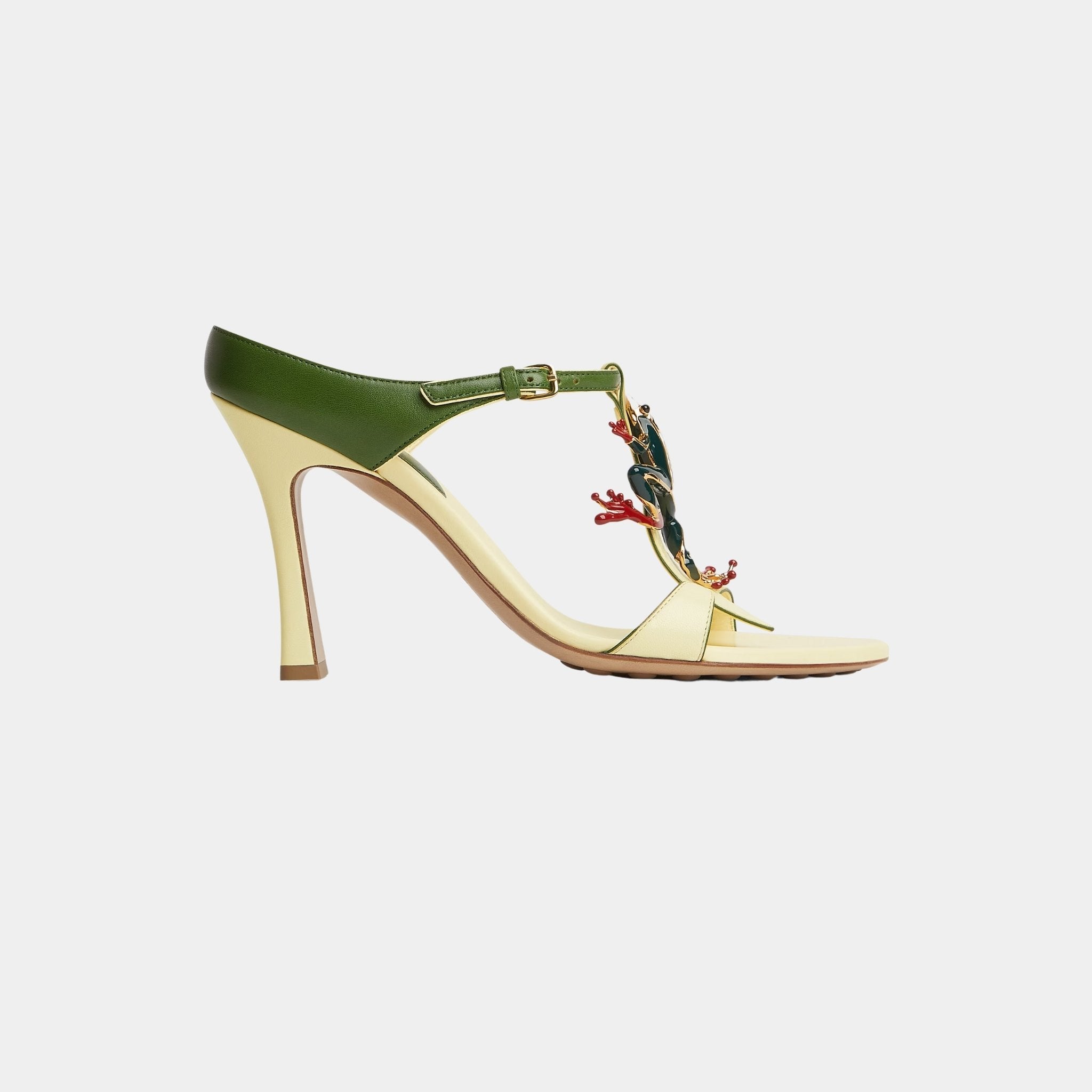 Rana Strappy Mule Bi-colour Calfskin