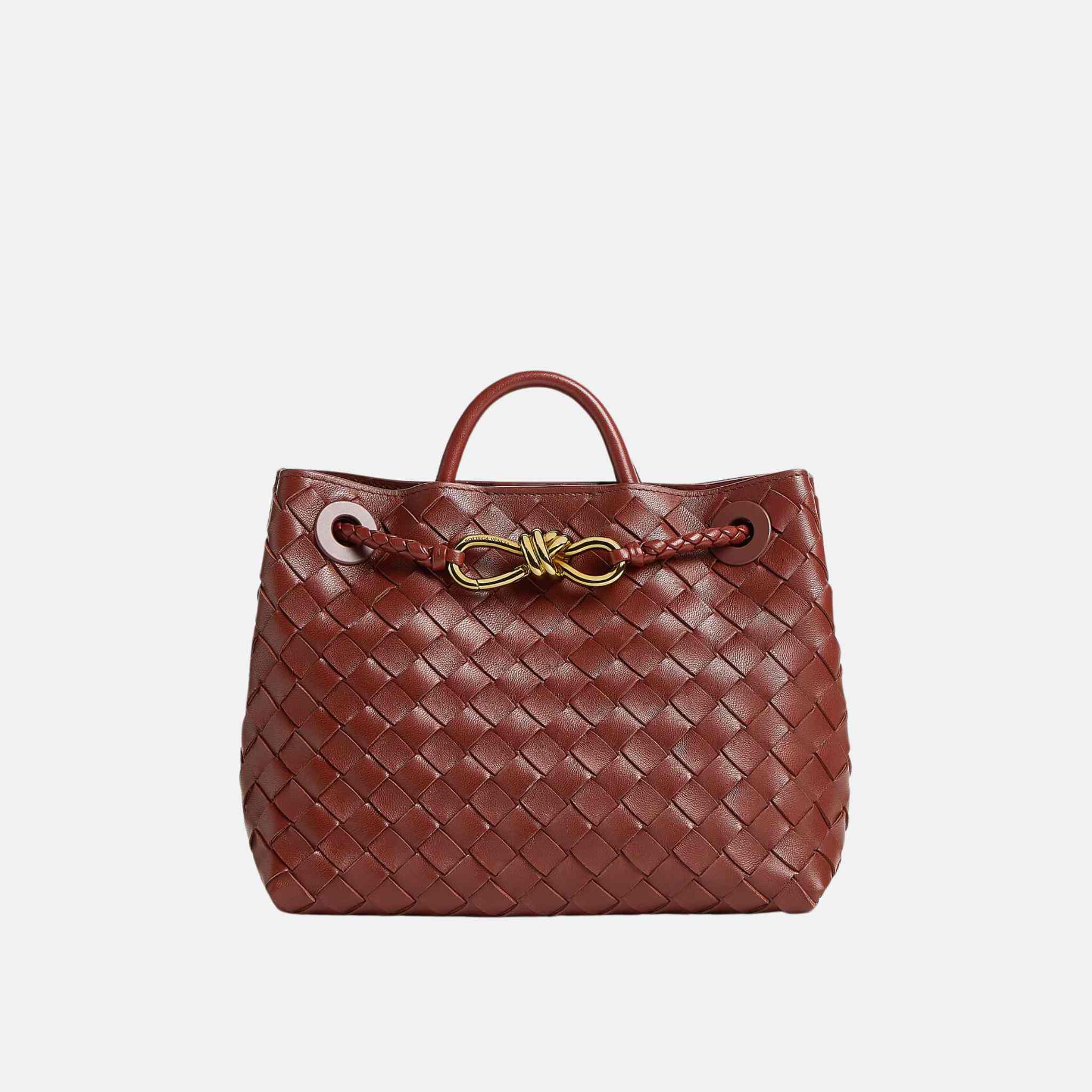 Bottega Veneta Small Andiamo, Sapele, Front