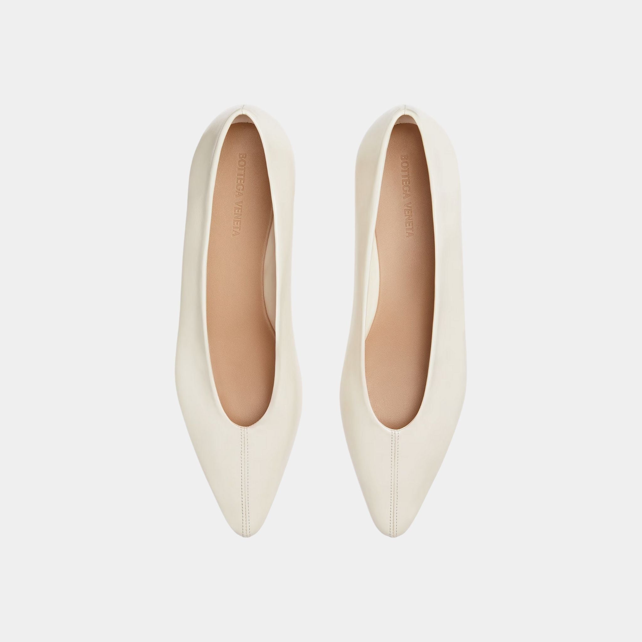 Sofia Ballerina with Supple Construction in Shiny Calfskin